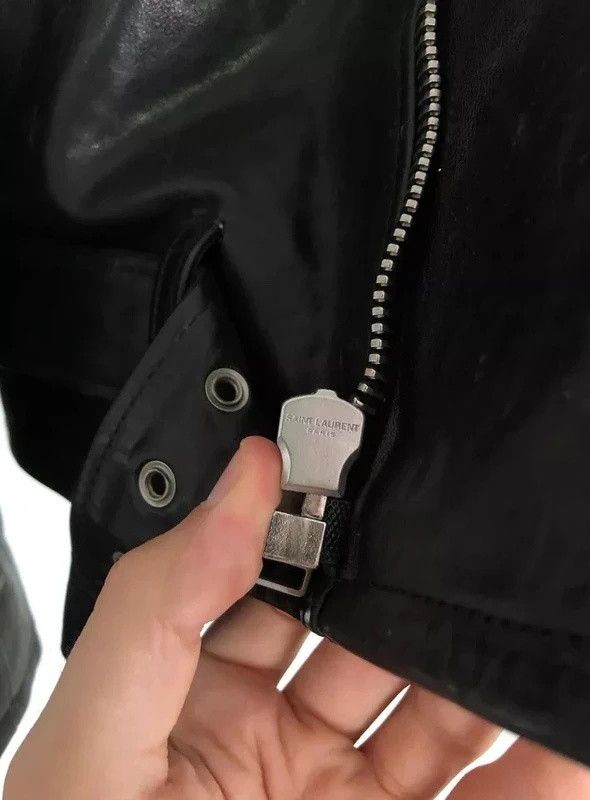 Saint Laurent Paris Saint Laurent L17 Hedi Era Leather Jacket Size US M / EU 48-50 / 2 - 6 Thumbnail
