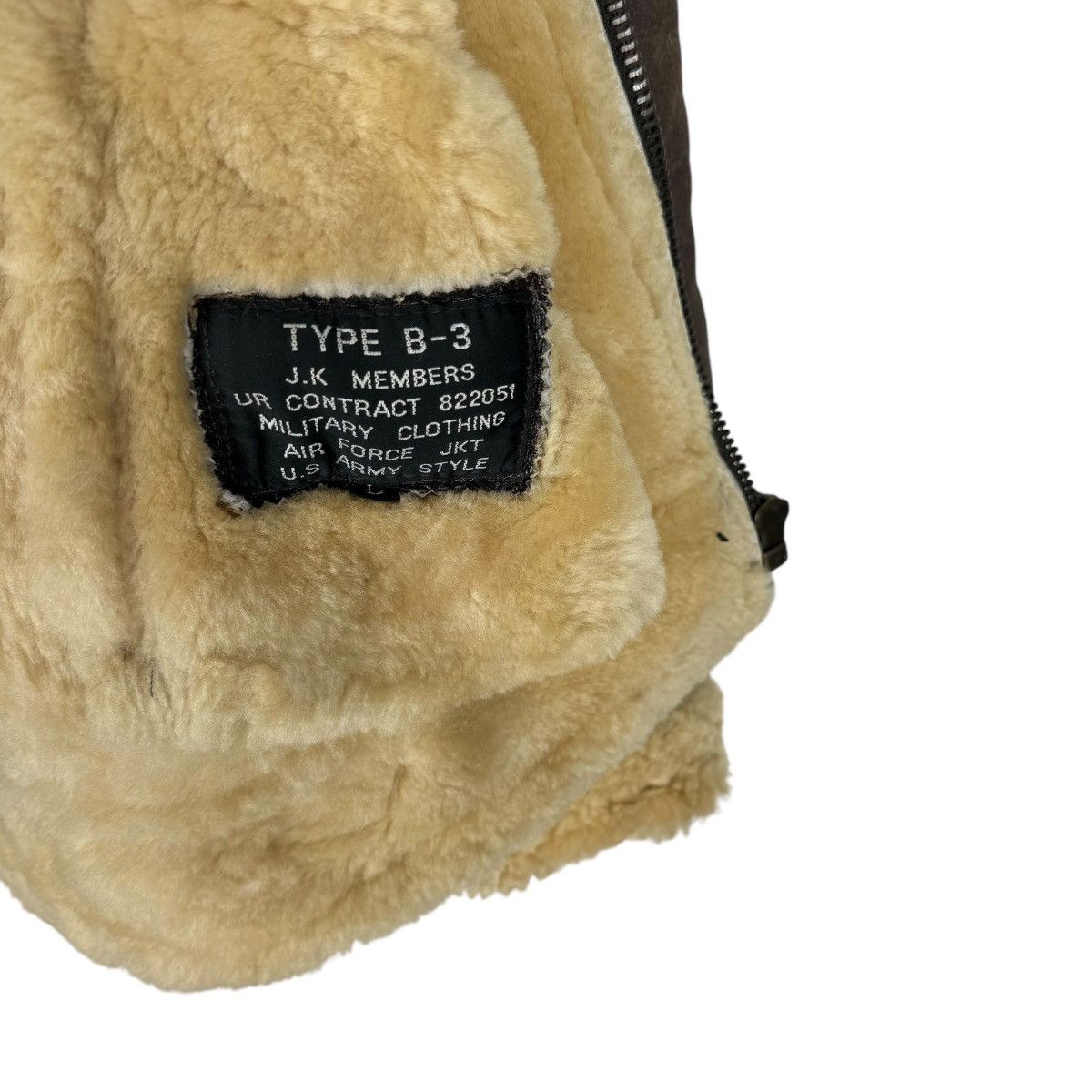 Other ❄️JKT TYPE B3 SHEEPSKIN SHEARLING AVIATOR LEATHER JACKET Size US L / EU 52-54 / 3 - 9 Thumbnail