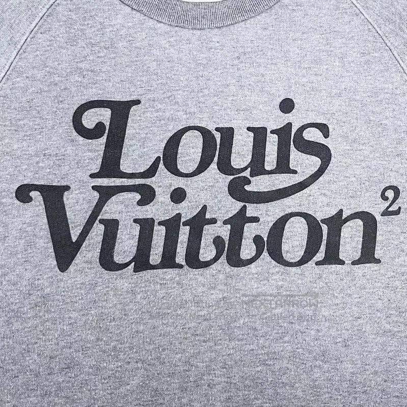 Louis Vuitton Louis Vuitton Gray Cotton Blend Embroidered Sweatshirt . Size US M / EU 48-50 / 2 - 4 Thumbnail