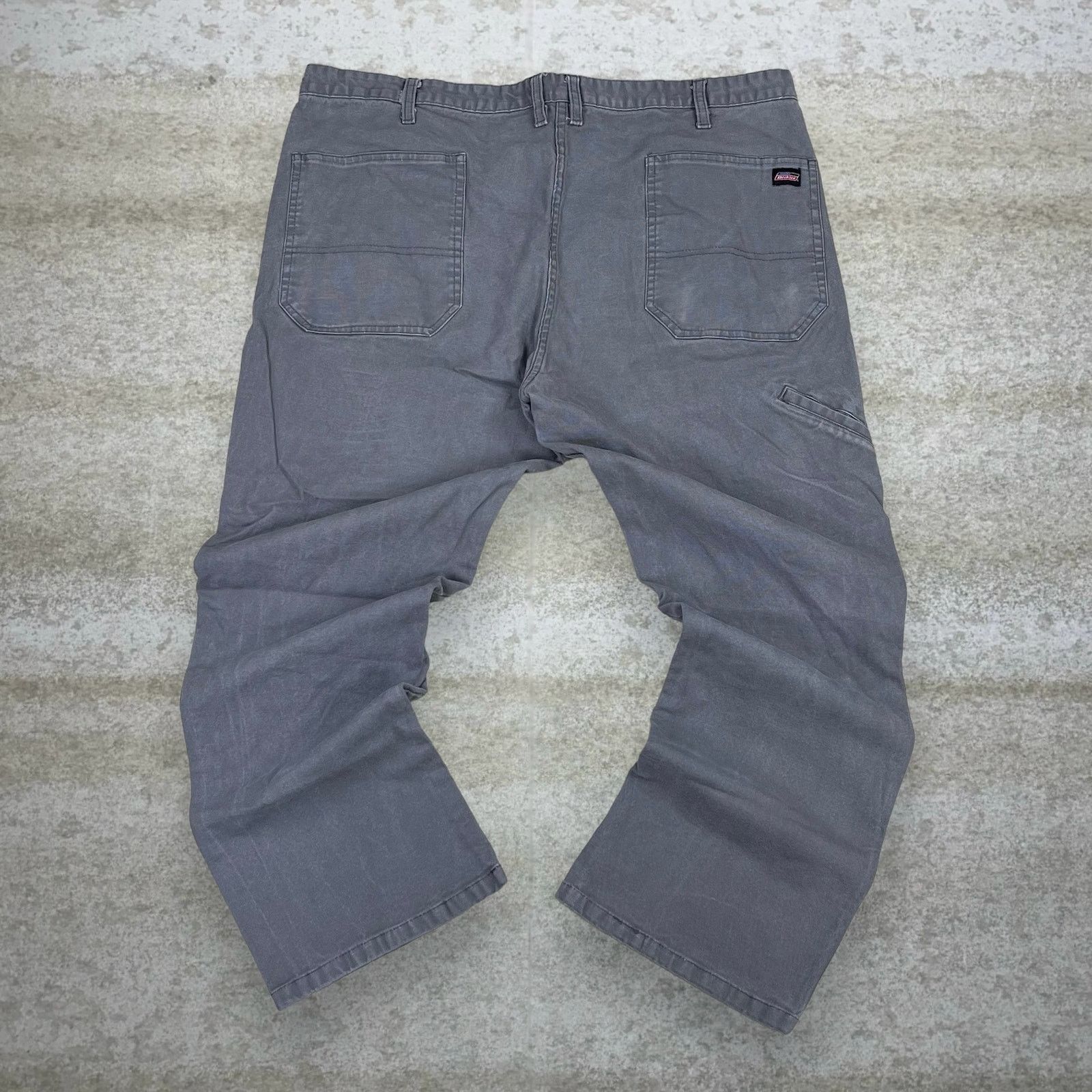 Dickies Vintage 90s Dickies Carpenter Pants 40x30 Baggy Grey Canvas Size US 40 / EU 56 - 1 Thumbnail