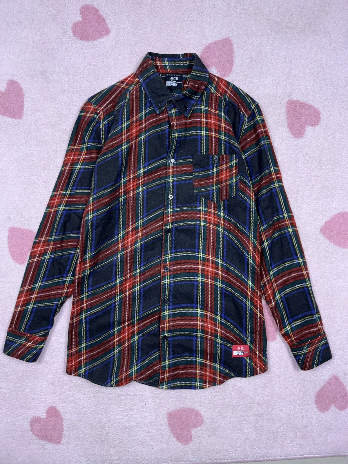 Drop Dead ➕ drop dead crazy pattern button up flannel shirt rare Size US S / EU 44-46 / 1 - 1 Thumbnail