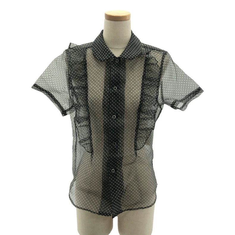 Comme des Garcons Comme Des Garcons Small round neck polka dot short sleeved Size S / US 4 / IT 40 - 1 Thumbnail