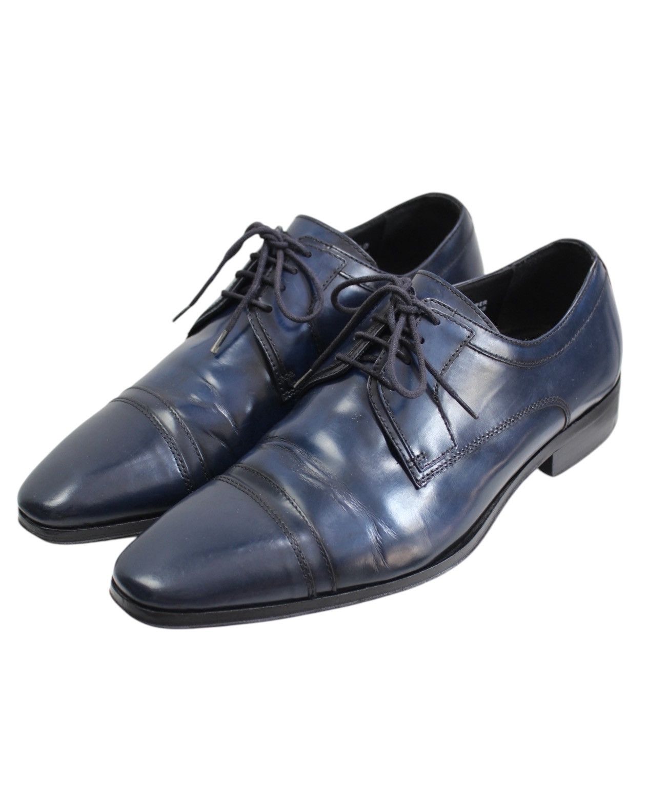 Leather × Vintage CALZOLERIA TOSCANA HAND CRAFTED LACE UP DERBY Size US 7 / EU 40 - 1 Thumbnail