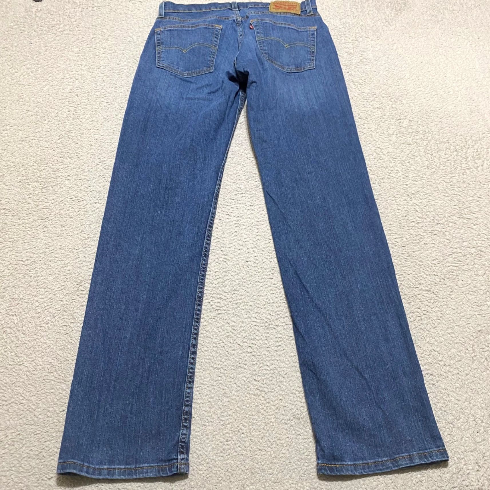 Levi's Levi's 559 Jeans Mens 30x34 Blue Denim Medium Wash Relaxed Straight Mid Rise 5-Pocket Design Navy Mens Jeans 559 500 Series Size US 30 / EU 46 - 2 Thumbnail