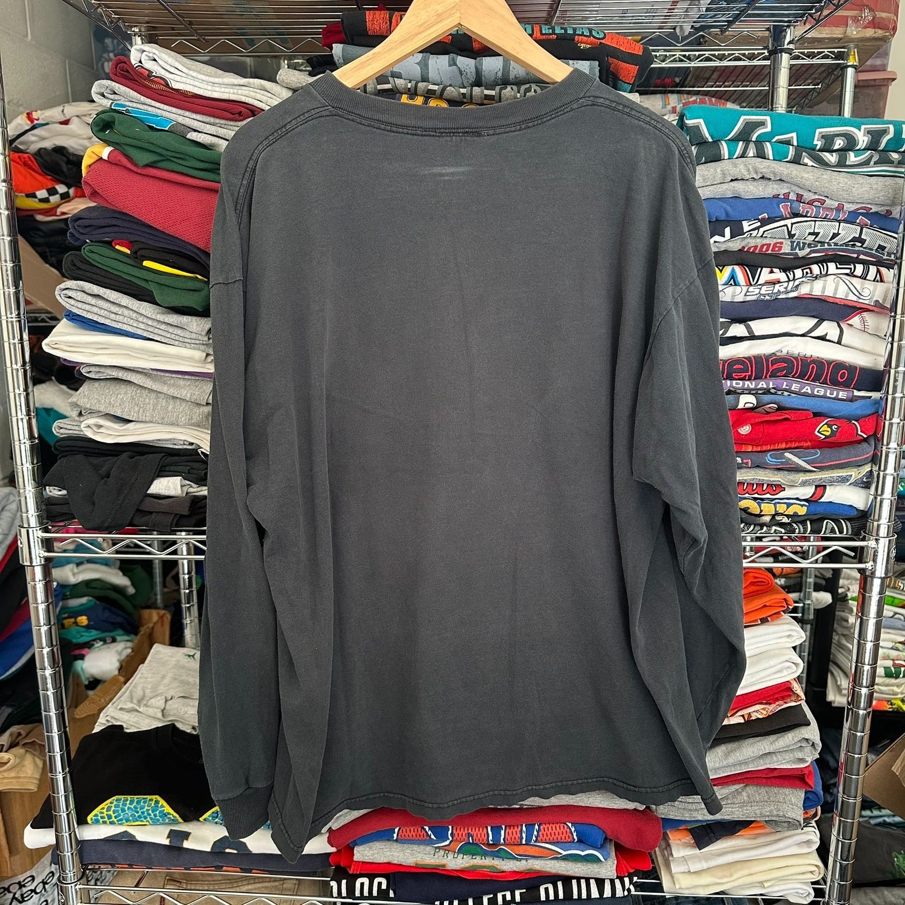 MLB Vintage Y2K Boston Red Sox Tribal Flame T-Shirt Long Sleeve Size US XL / EU 56 / 4 - 6 Thumbnail