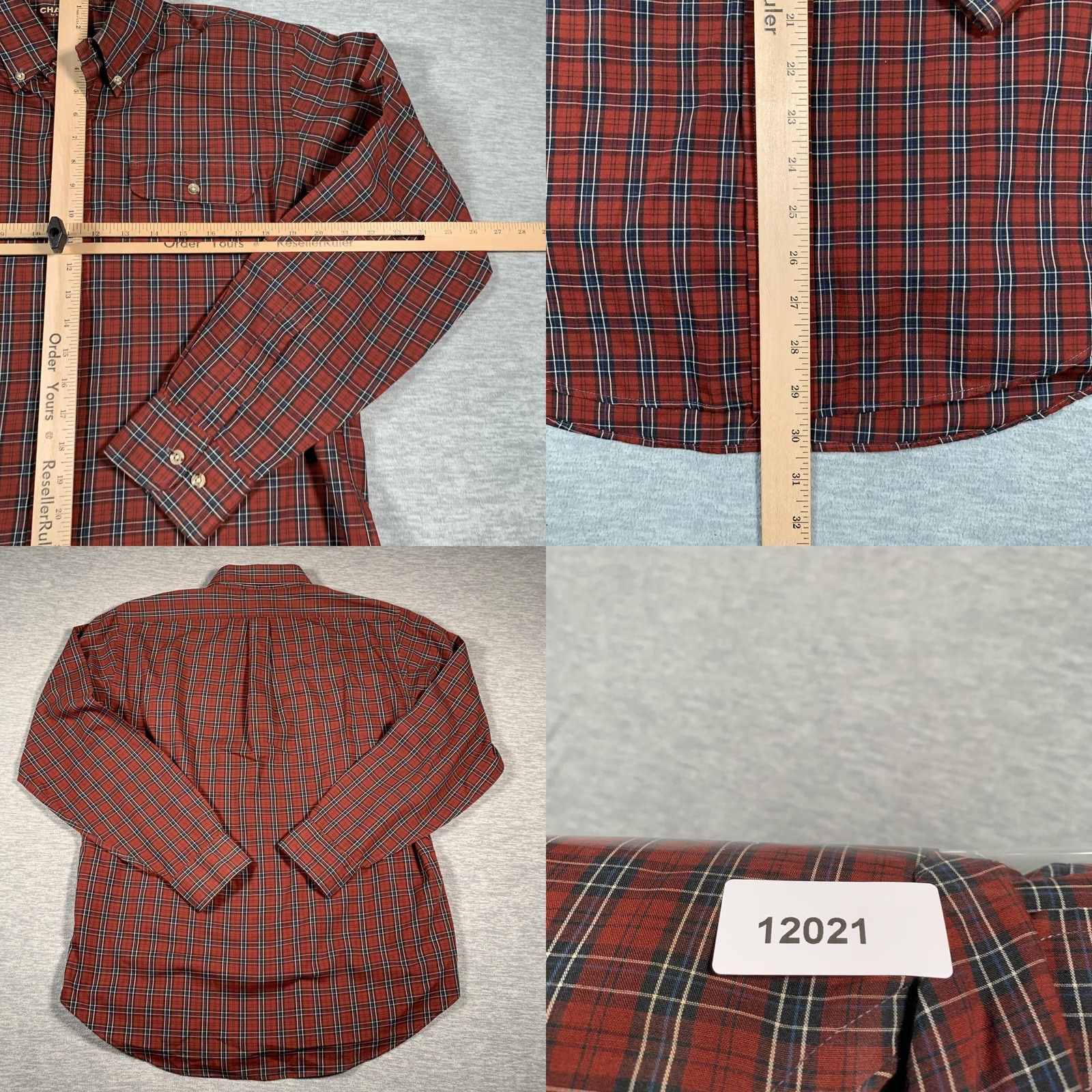 Chaps VINTAGE Chaps Ralph Lauren Shirt Mens Large Plaid Button Down Long Sleeve 90s Size US L / EU 52-54 / 3 - 8 Thumbnail