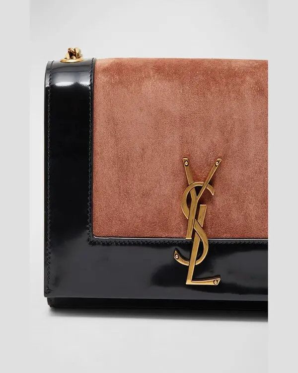 Saint Laurent Paris o1tp1o0525 Size: OS/Two Tone Shoulder Bag in Black Size ONE SIZE - 3 Thumbnail