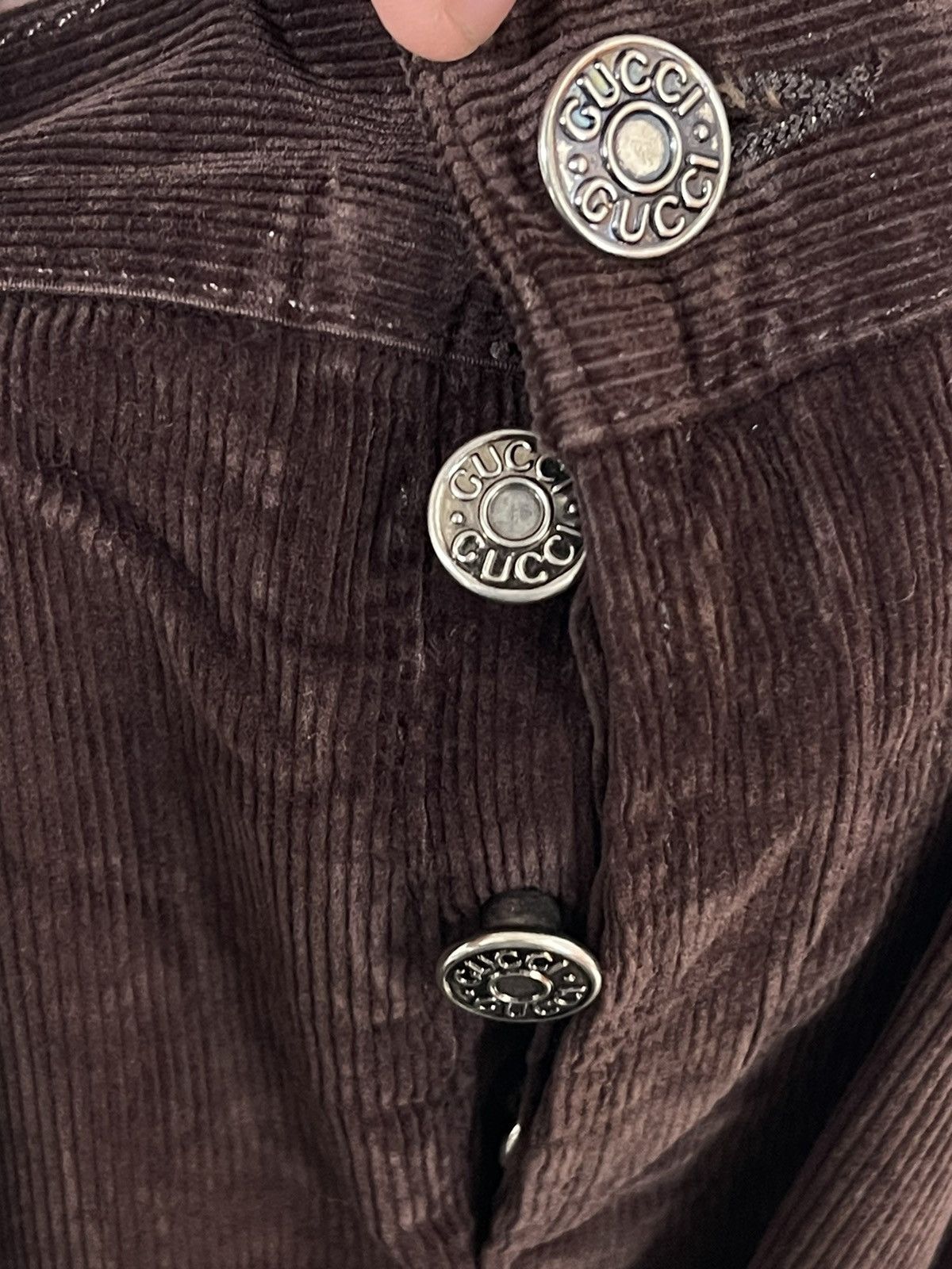 Gucci Gucci Corduroy Brown Regular Pants Size US 36 / EU 52 - 4 Thumbnail