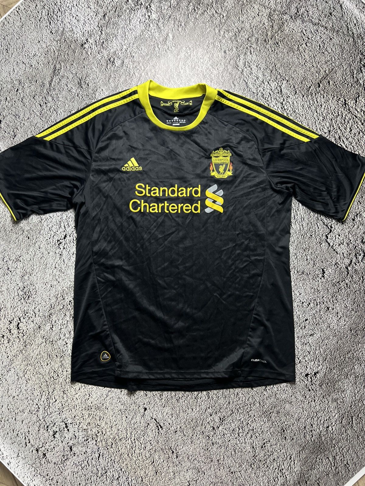 Adidas 2010-2011 FC Liverpool London adidas third kit jersey Size US XL / EU 56 / 4 - 1 Thumbnail