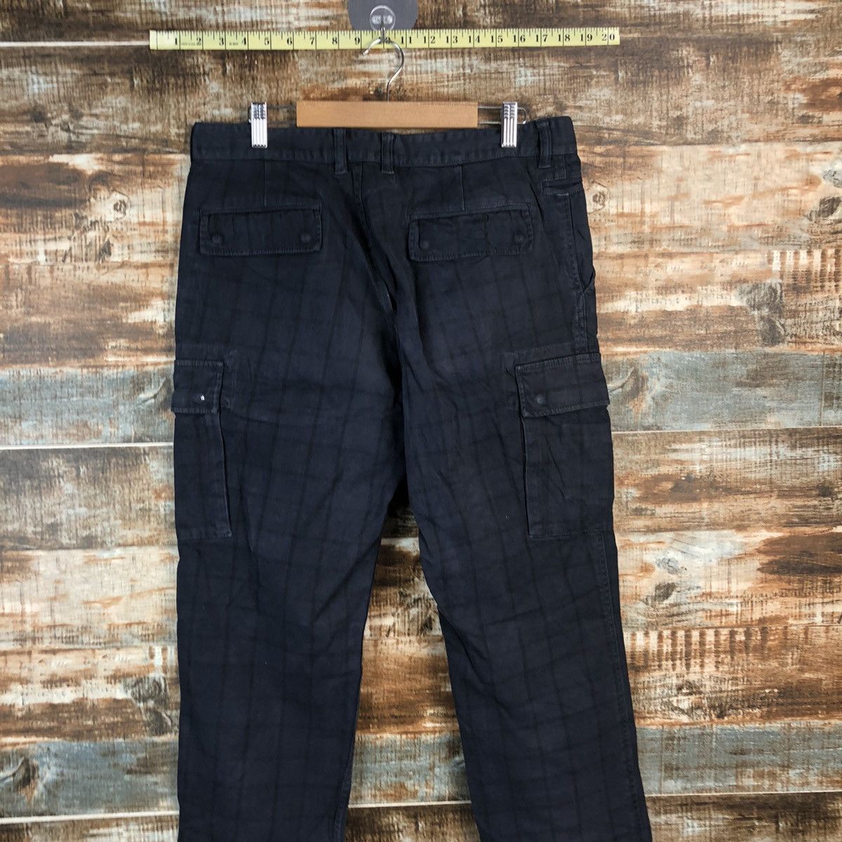Comme Ca Ism DL Comme Ca Ism checkered Cargo Multipocket Pants #C644 Size US 32 / EU 48 - 16 Thumbnail