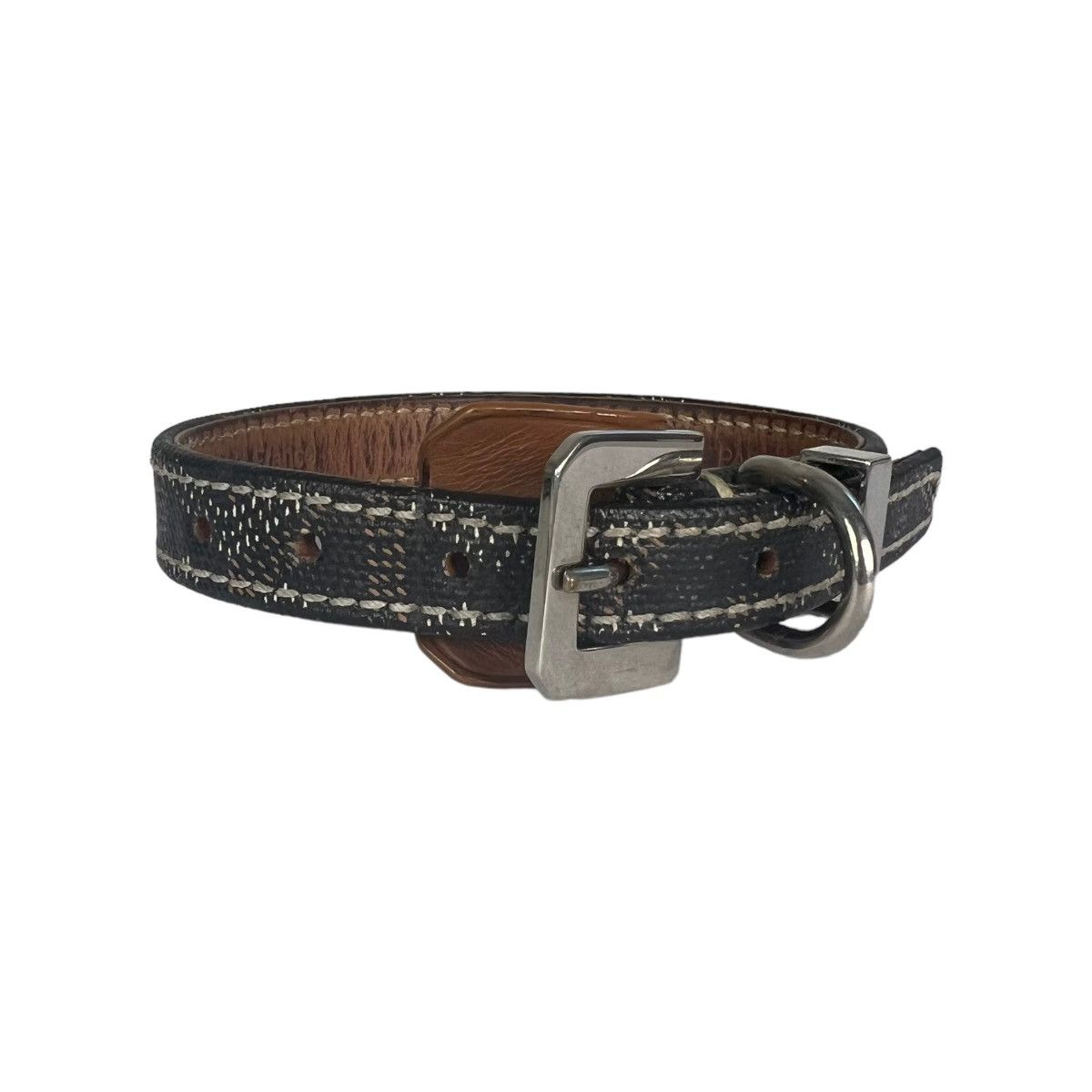 Goyard Edmond Dog Collar & Leash Set