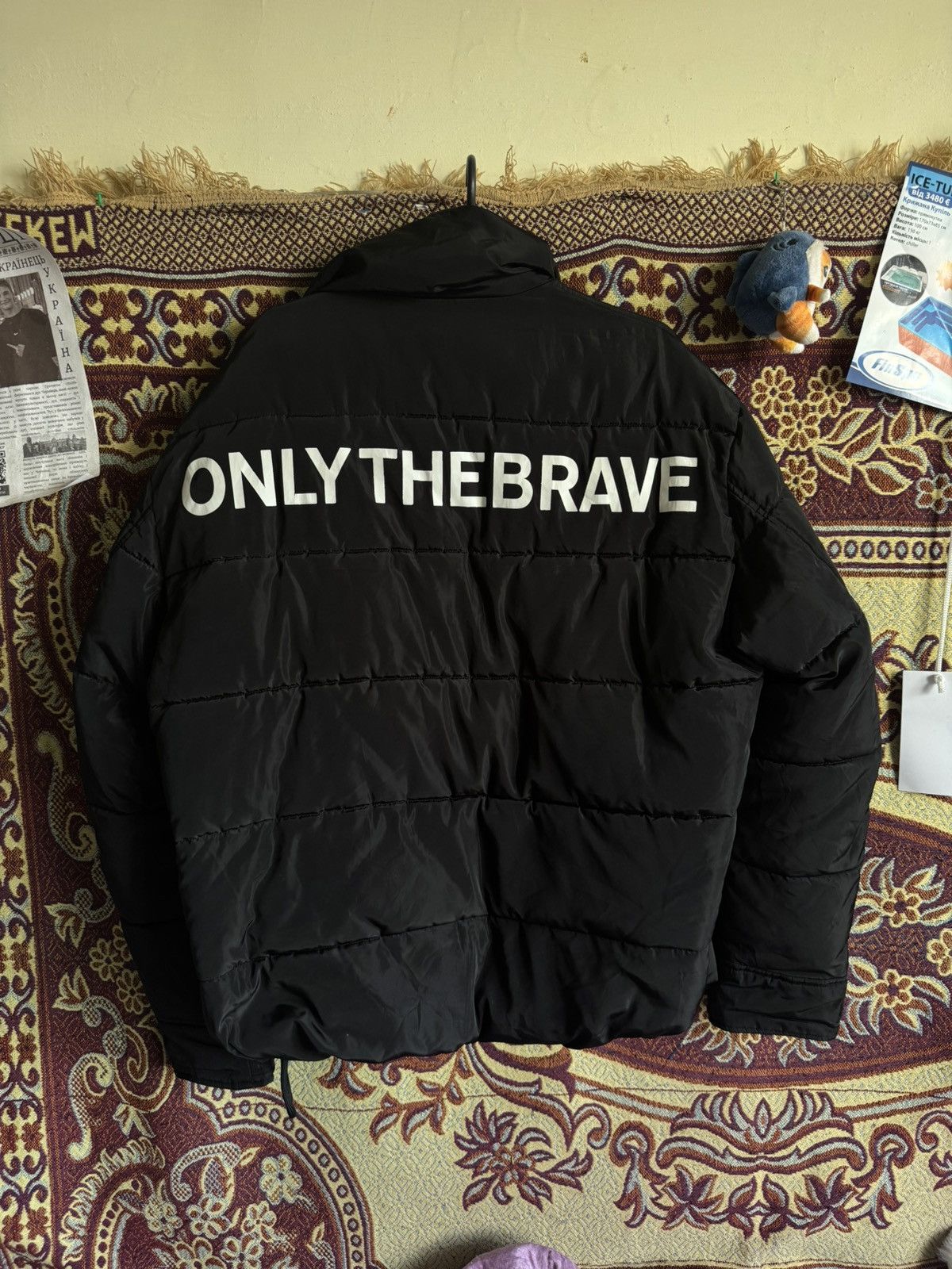 Diesel Vintage Diesel Black Puffer Jacket – Minimal Logo – Y2K Size US L / EU 52-54 / 3 - 2 Thumbnail