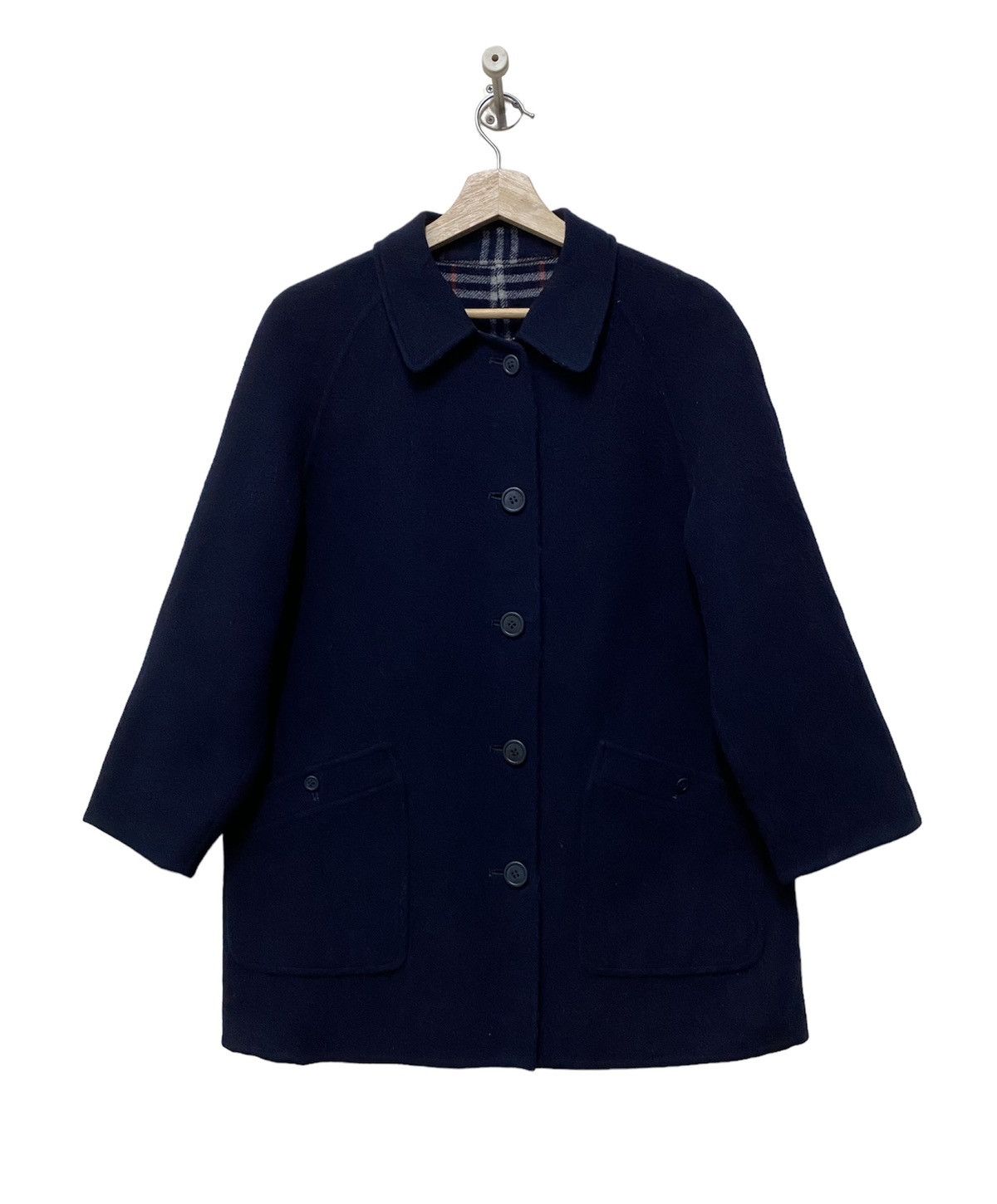 Burberry Prorsum × Vintage VINTAGE REVERSIBLE MONOGRAM WOOL BUTTONS UP BY BURBERRY’S Size US M / EU 48-50 / 2 - 3 Thumbnail