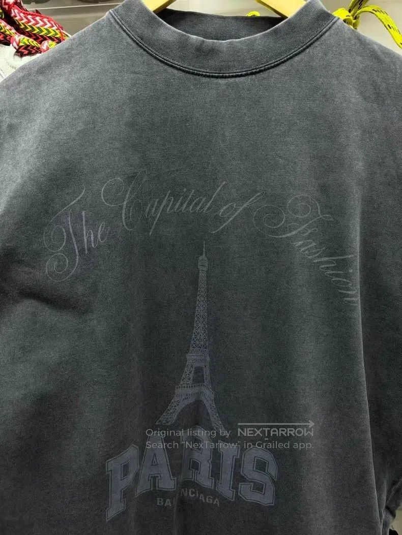 Balenciaga Balenciaga Short-sleeved crew-neck T-shirt with letter log Size US S / EU 44-46 / 1 - 4 Thumbnail