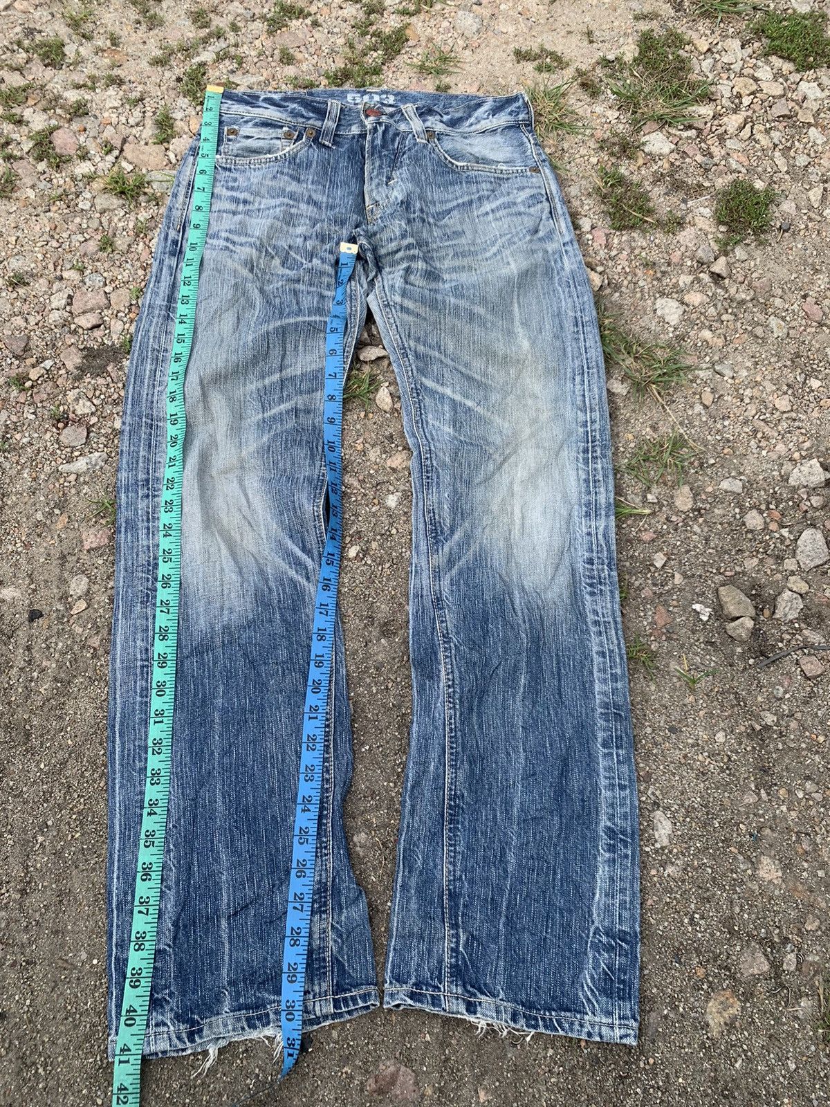 Edwin EDWIN 503 BLUE TRIP STYLE WASHED JEANS 90s Size US 32 / EU 48 - 3 Thumbnail