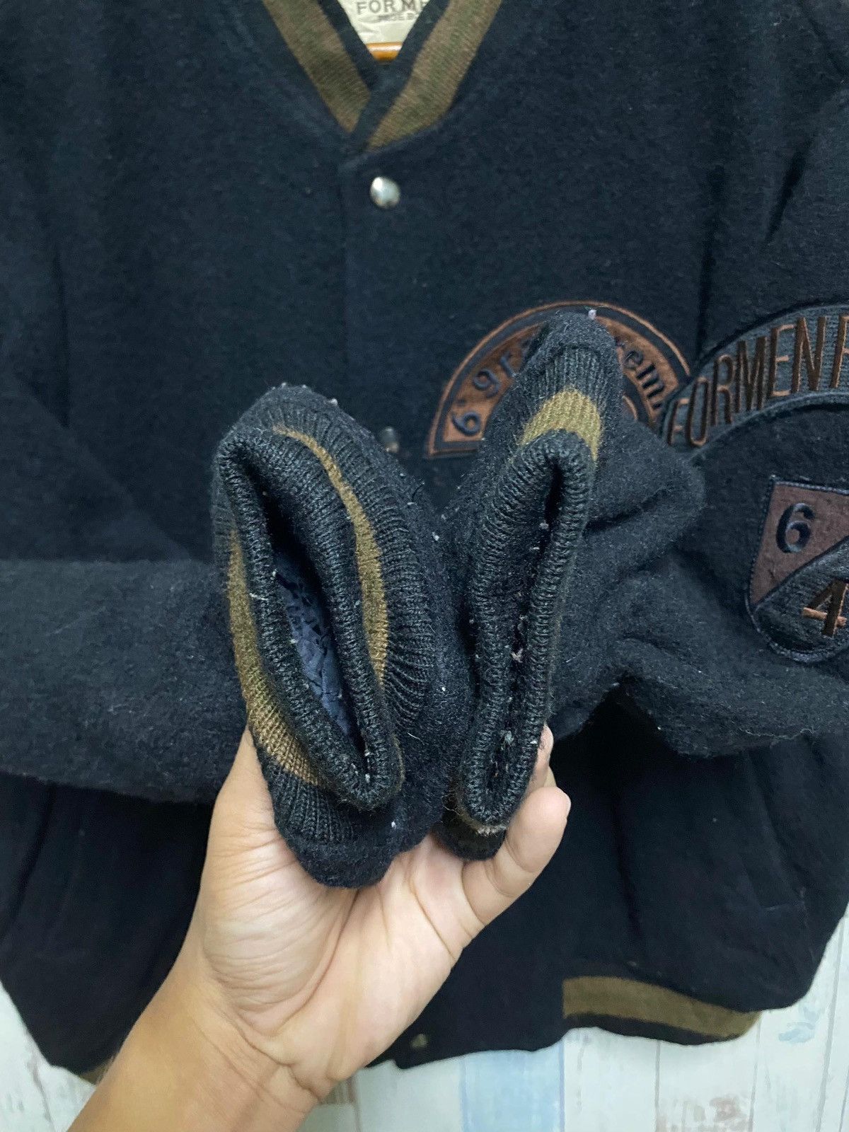 Vintage Vintage Page Boy Wool Varsity Jacket Size US XL / EU 56 / 4 - 9 Thumbnail