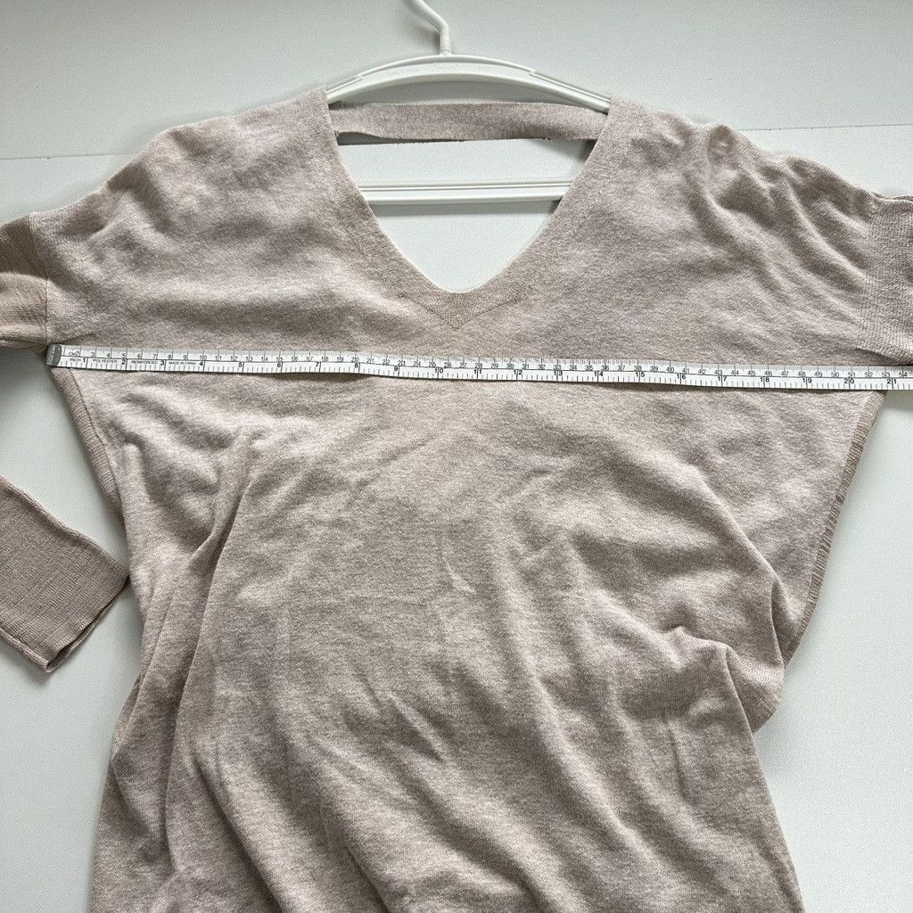 Allsaints All Saints Twist Jumper Deep V Neck Keyhole Pink Sweater S Size S / US 4 / IT 40 - 16 Thumbnail