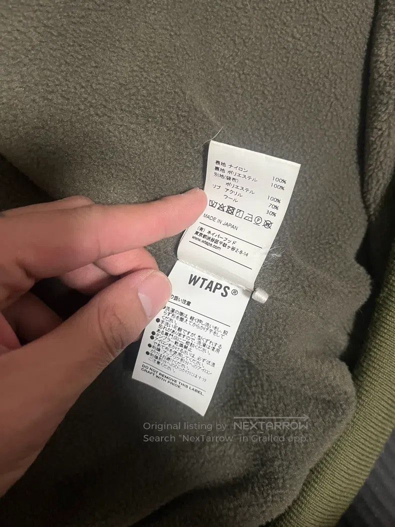 Wtaps Wtaps The coat is lined with nylon on the outside and flee Size US L / EU 52-54 / 3 - 3 Thumbnail