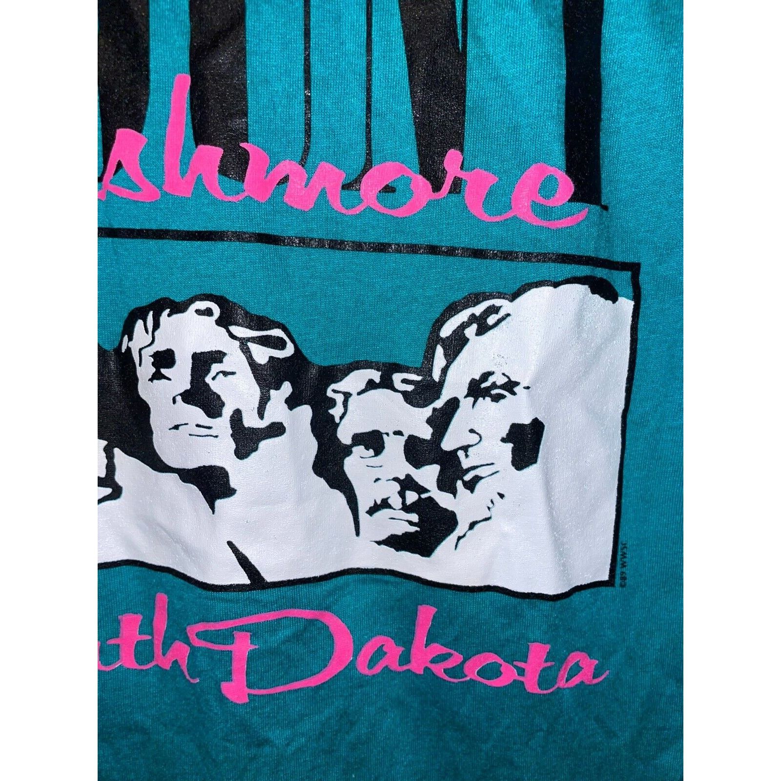 Jerzees Vintage Mount Rushmore Shirt South Dakota Yellowstone Tee M Size US M / EU 48-50 / 2 - 4 Thumbnail