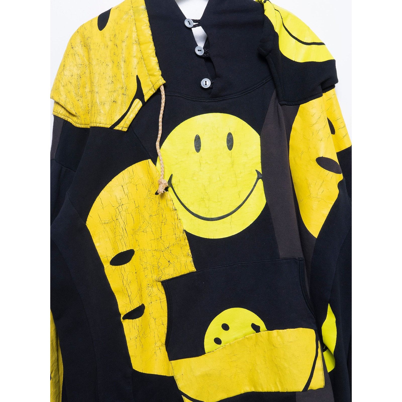 Kapital Reconstructed Smiley Hoodie Size US L / EU 52-54 / 3 - 2 Thumbnail