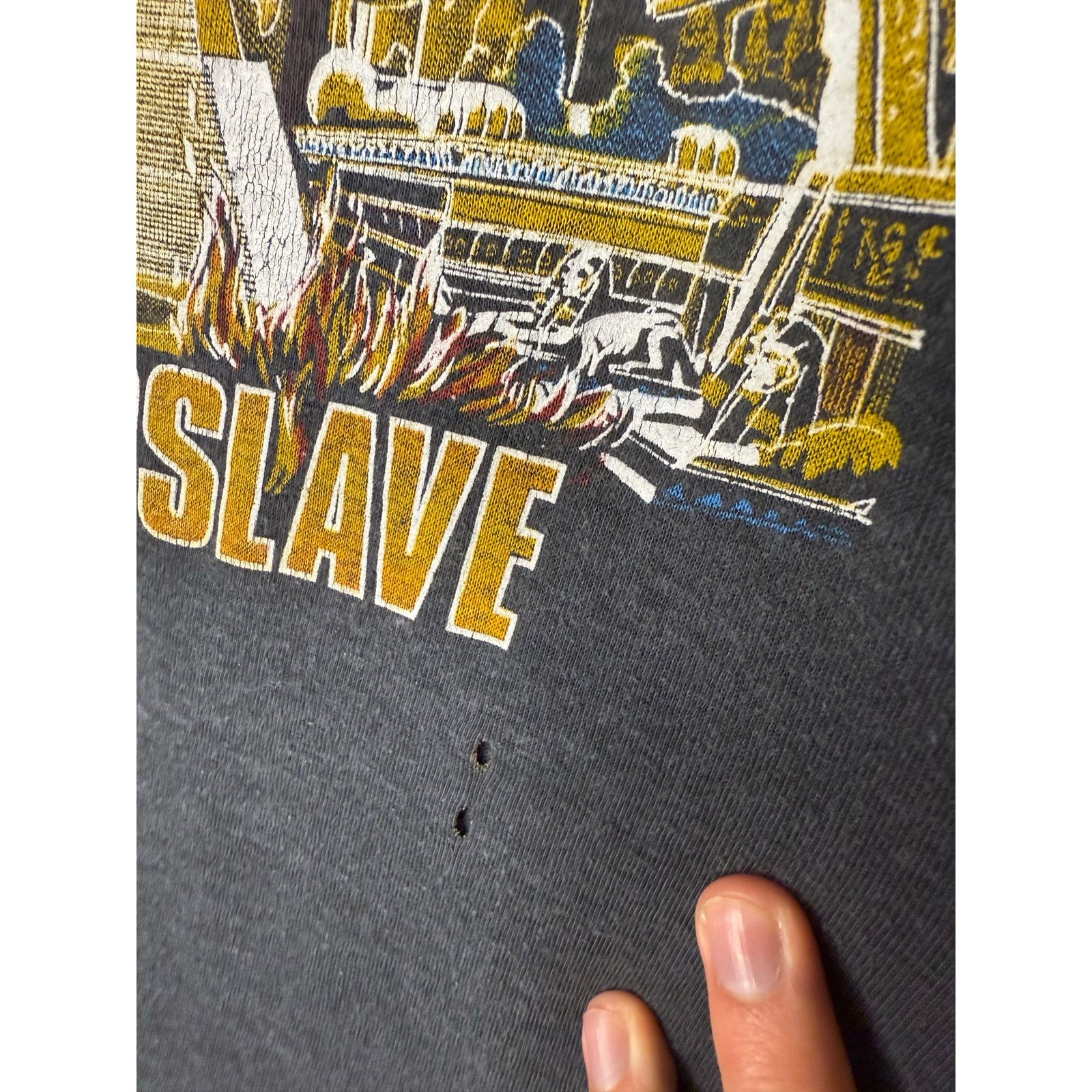 Band Tees × Iron Maiden × Vintage Vintage Iron Maiden Powerslave Aces High British Invasion Size US L / EU 52-54 / 3 - 4 Thumbnail