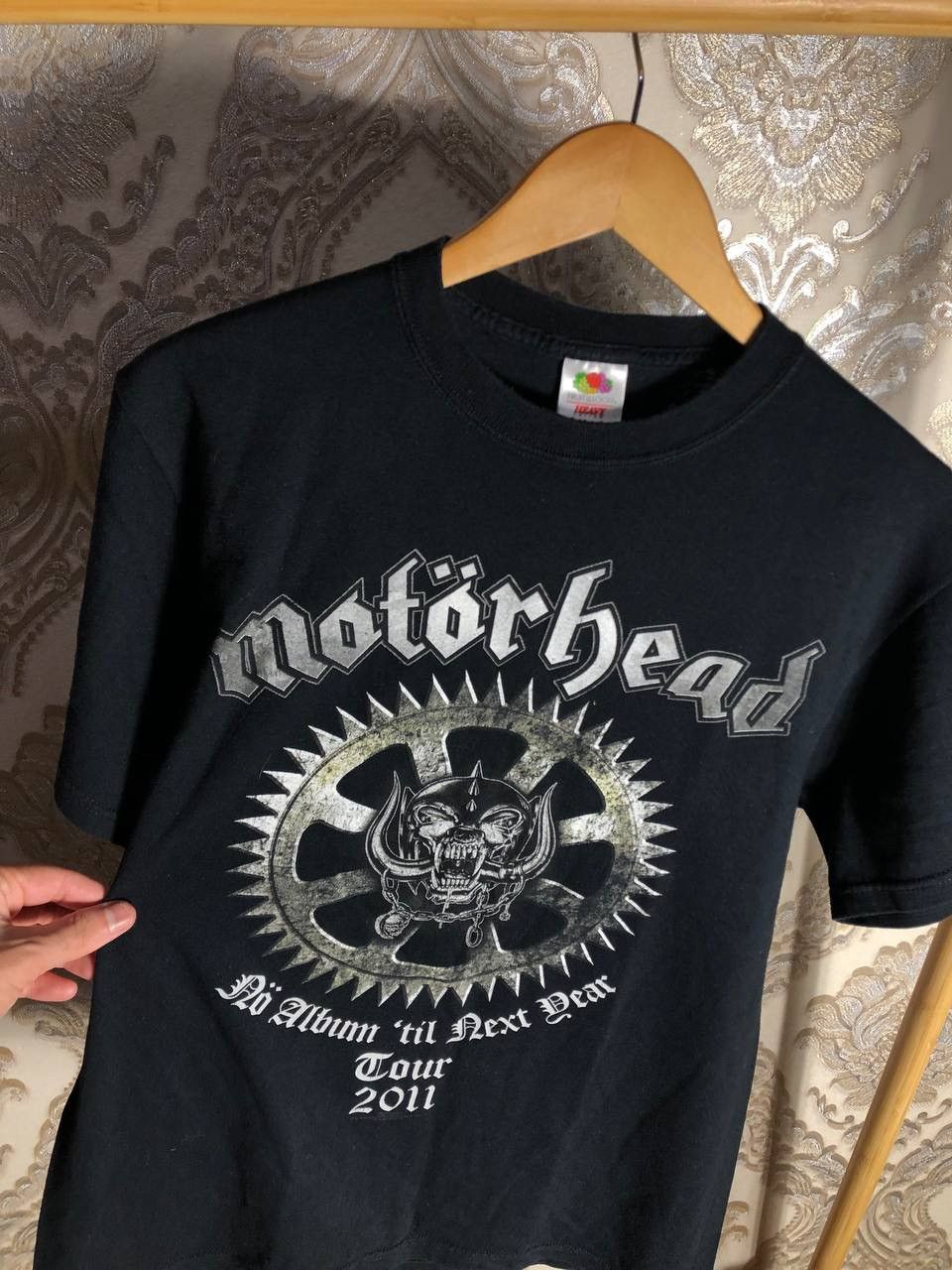 Band Tees × Vintage VERY RARE MOTÖRHEAD DOUBLE PRINTED BIG LOGO TOUR T-SHIRT Size US M / EU 48-50 / 2 - 2 Thumbnail
