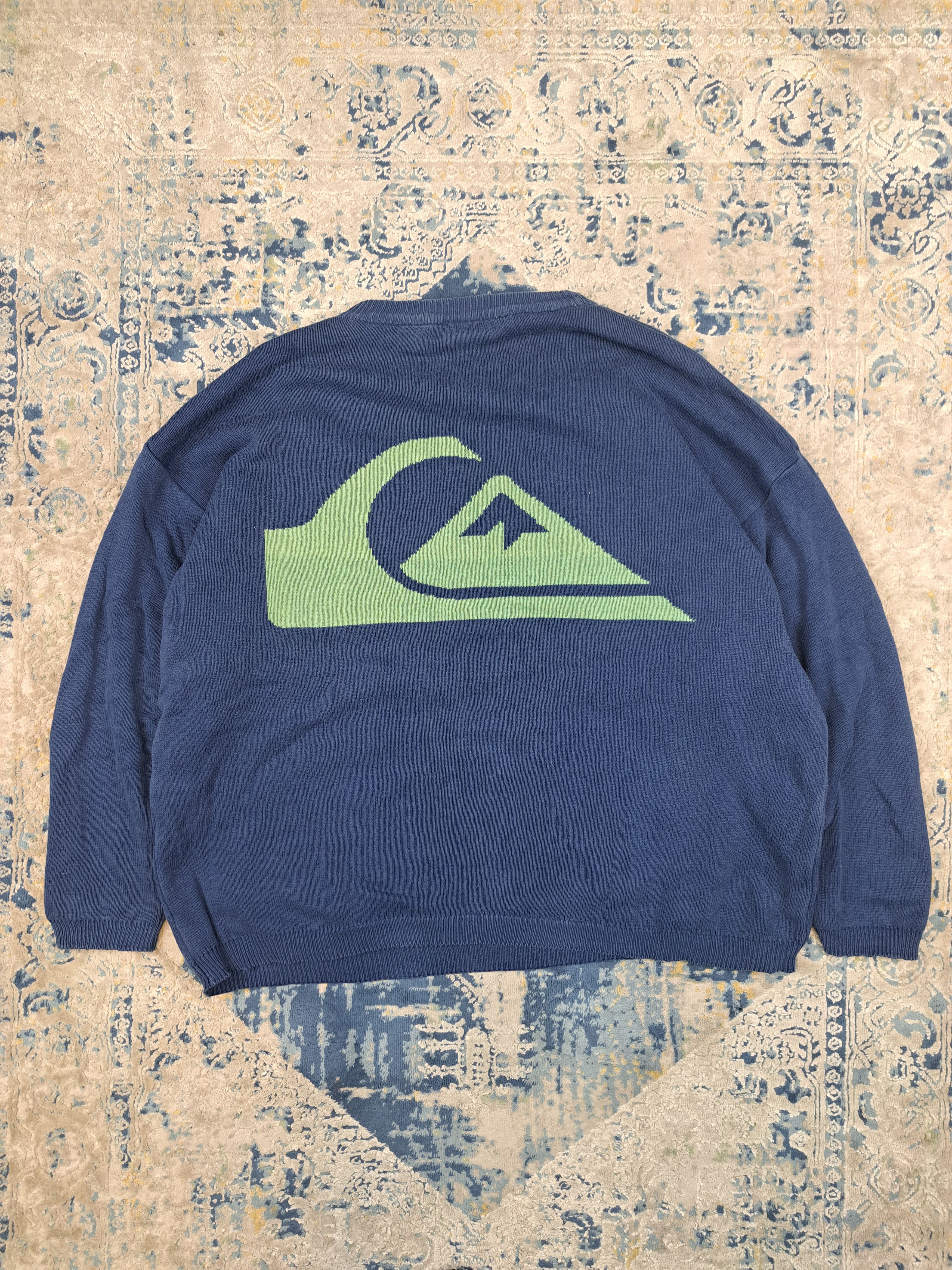 Quiksilver Vintage 90s Quiksilver Oversize Baggy Sweater Boxy Fit Size US XL / EU 56 / 4 - 2 Thumbnail
