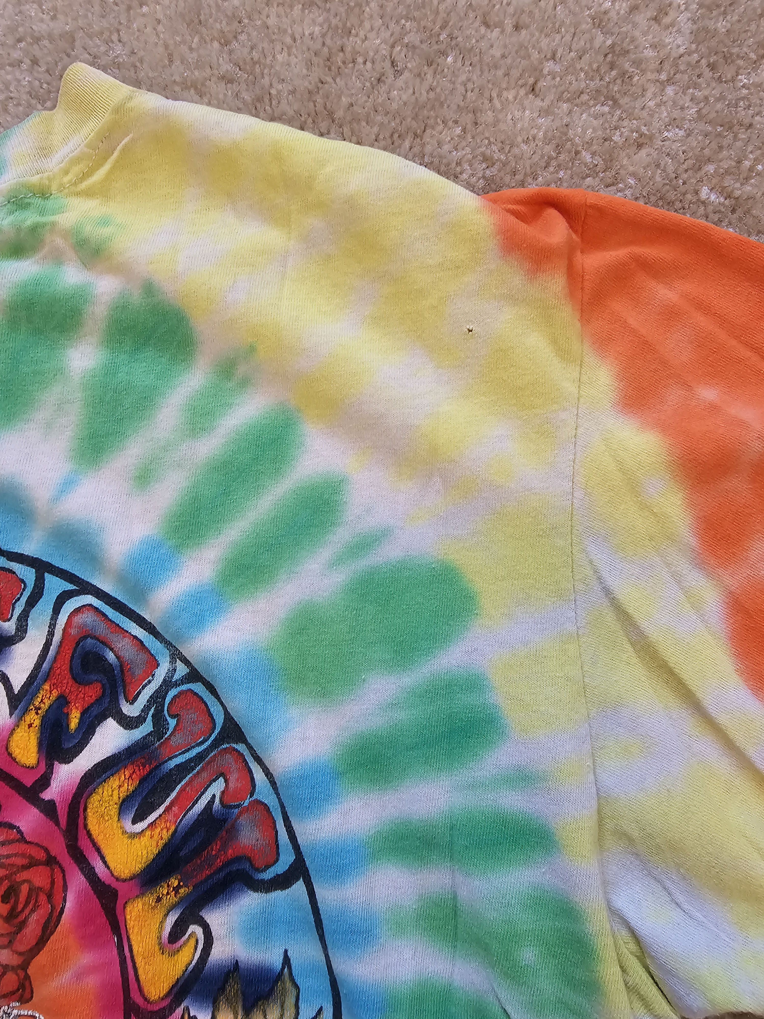 Grateful Dead 1970s Grateful Dead Double Sided Tee Sz L Size US L / EU 52-54 / 3 - 9 Thumbnail