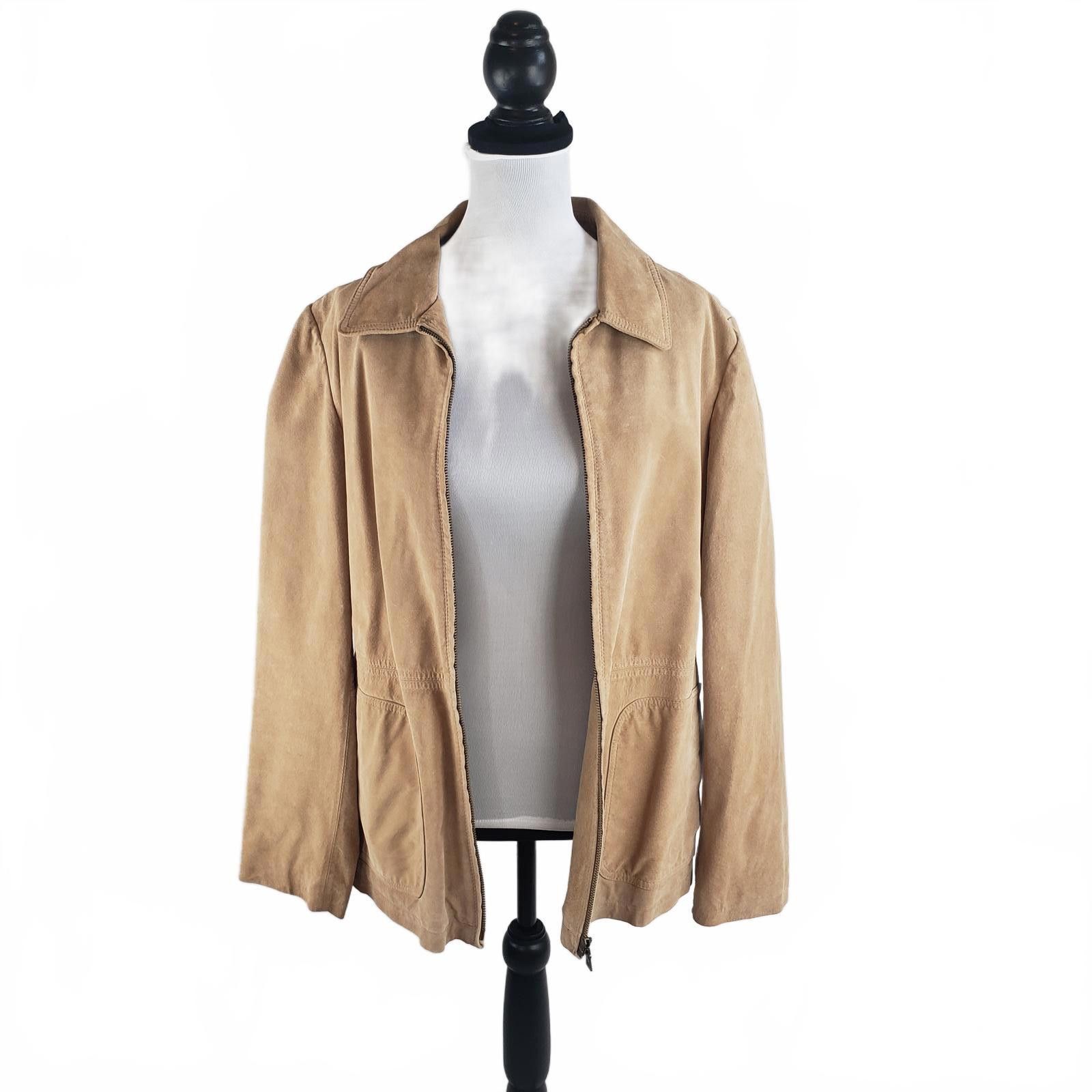 Bernhard Willhelm VTG Bernardo Women's Genuine Leather Suede Jacket Size L / US 10 / IT 46 - 3 Thumbnail
