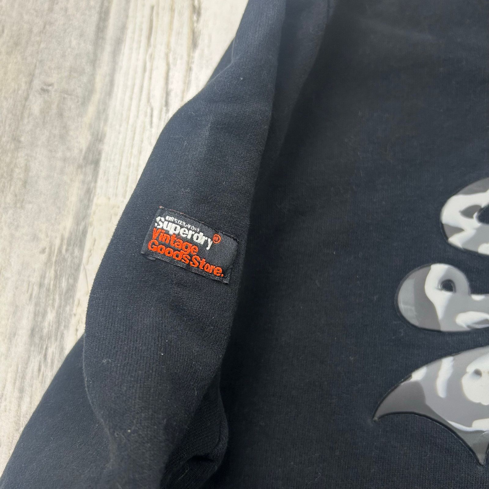 Superdry Superdry Hoodie Men's Vintage Textured Logo Metallic Hoodie Size US L / EU 52-54 / 3 - 5 Thumbnail
