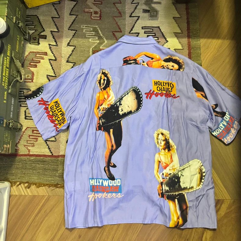 Wacko Maria Wacko maria 23SA HOLLYWOOD CHAINSAW Female Chainsaw Hawaii Size US L / EU 52-54 / 3 - 5 Thumbnail