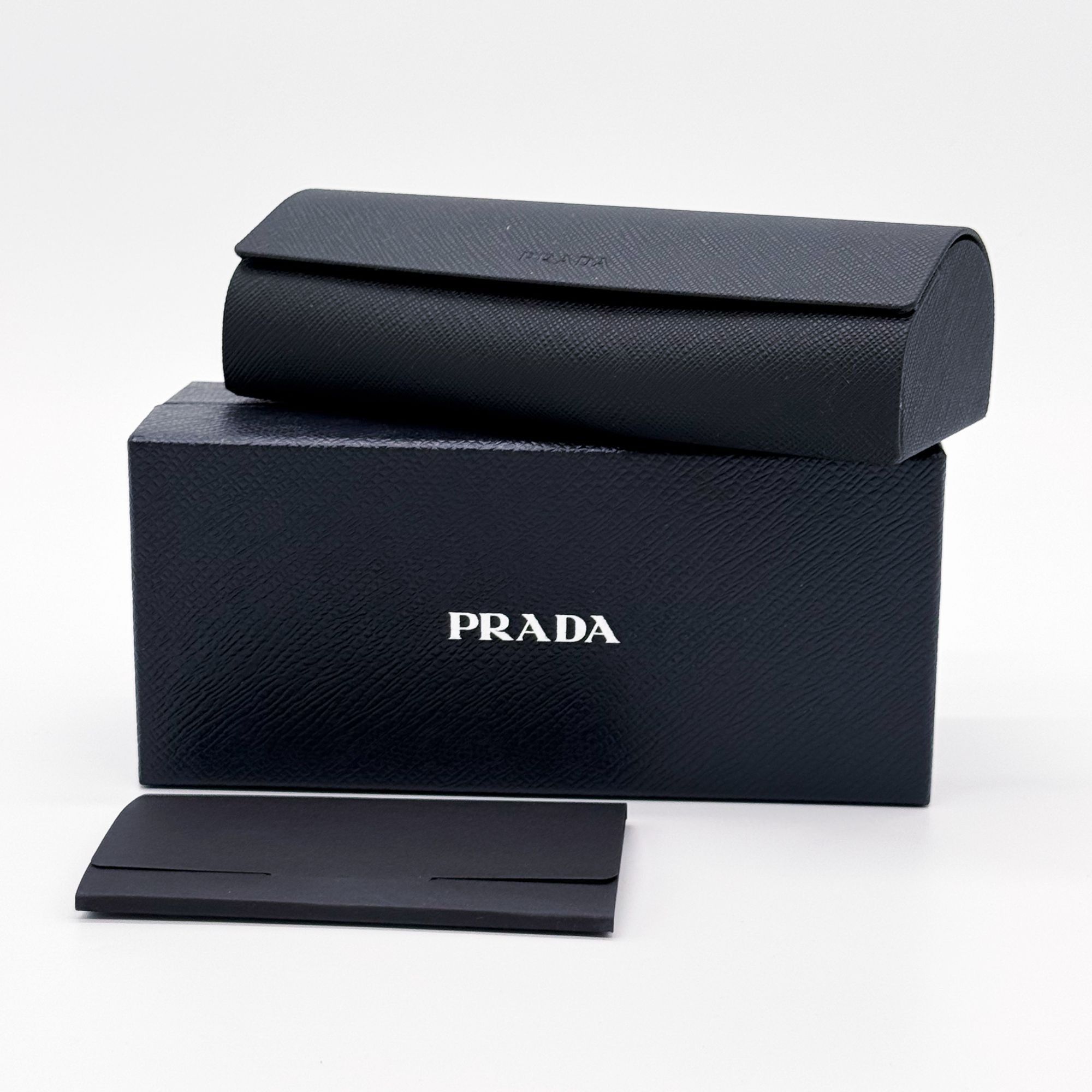 Prada NEW PRADA PRB01V 12R1O1 EYEGLASSES WOMEN TRANSPARENT GRAY Size ONE SIZE - 9 Thumbnail
