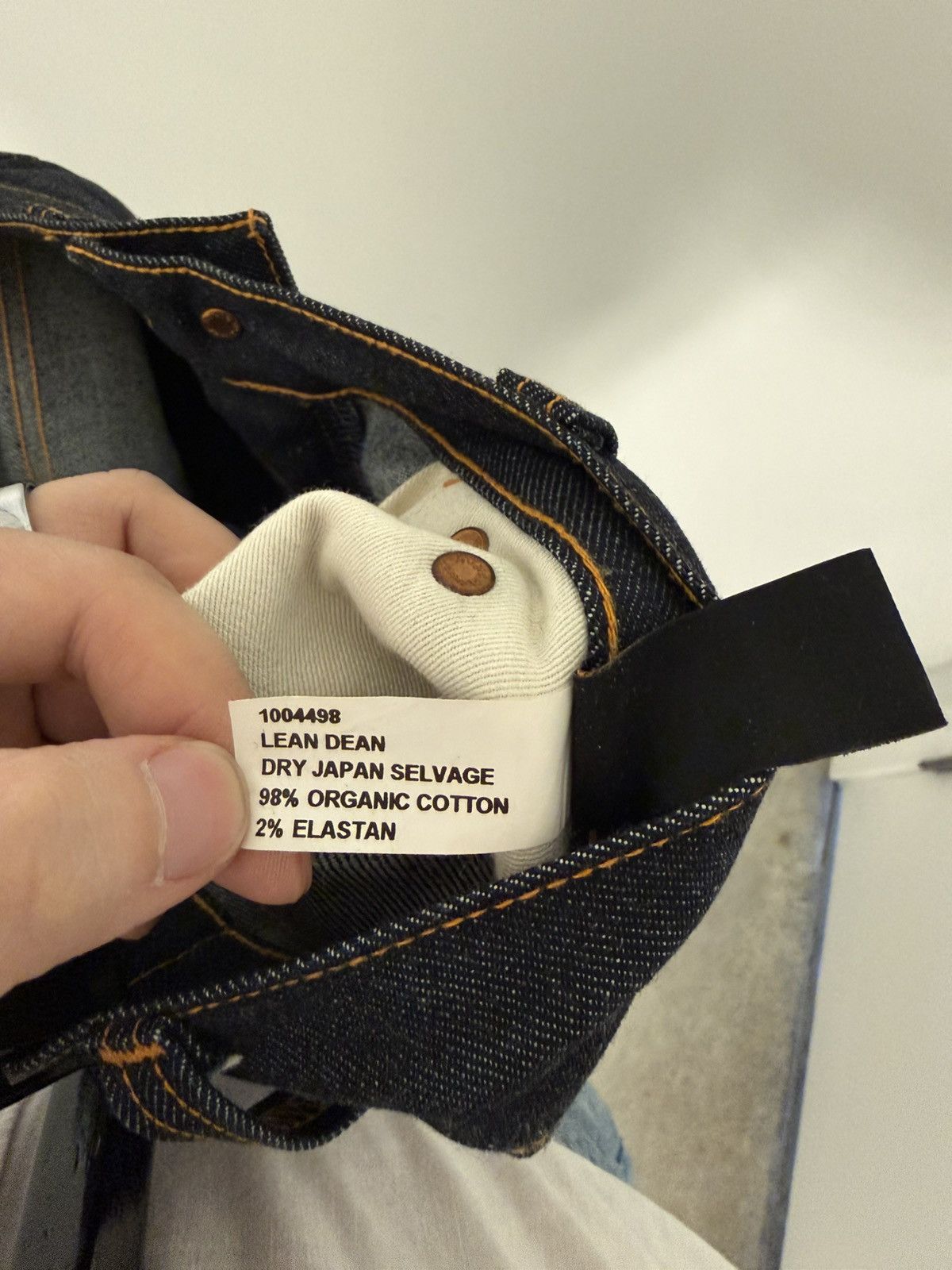 Nudie Jeans Nudie Jeans Lean Dean Dry Japan Selvage – Raw Indigo Size US 29 - 8 Thumbnail
