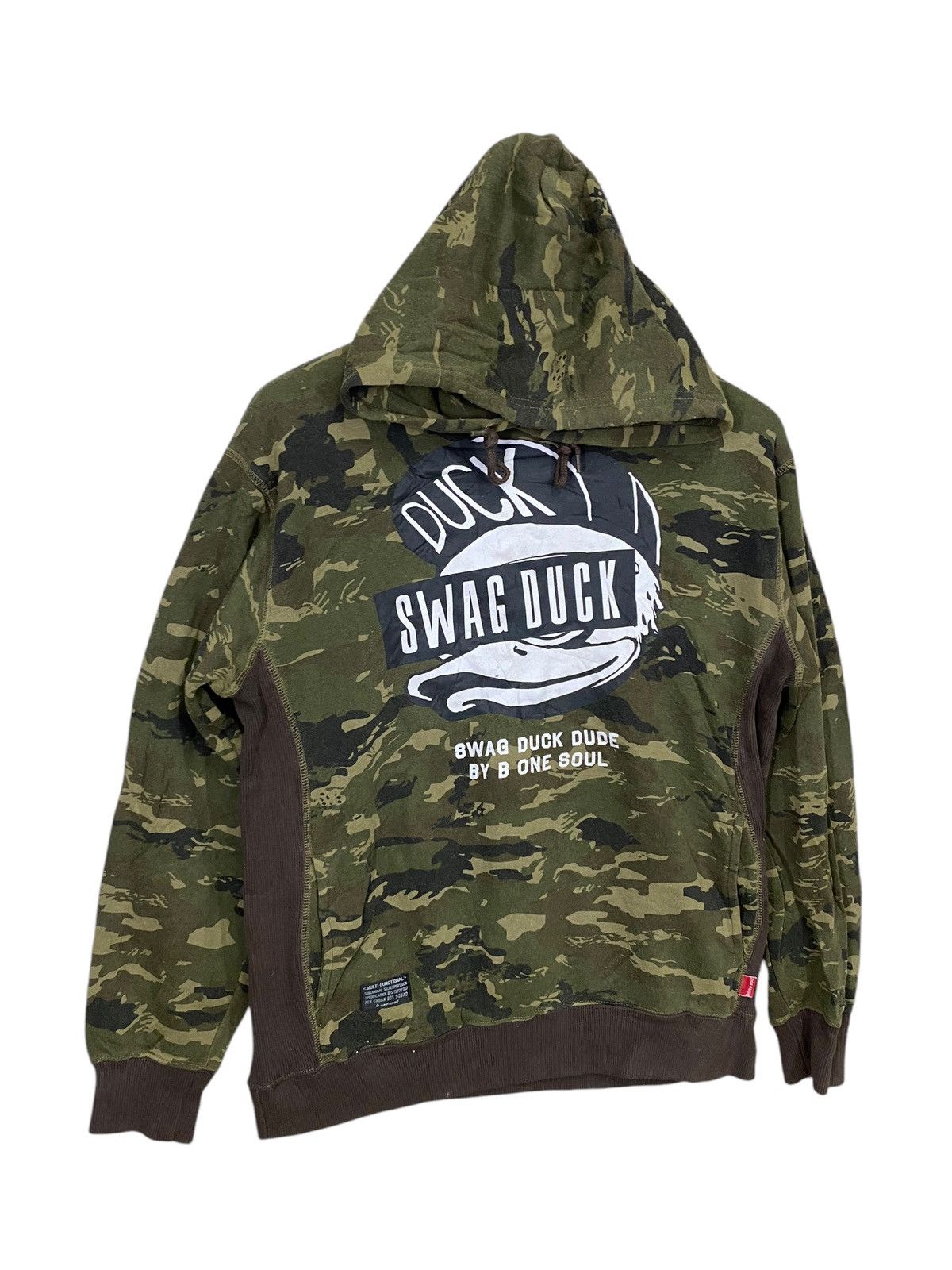 Edition Japan × Japanese Brand Swag duck dude by b one soul hoodie camo very rare Size US L / EU 52-54 / 3 - 2 Thumbnail