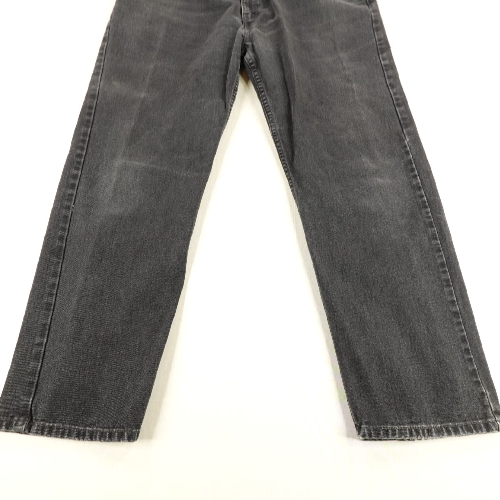 Levi's VINTAGE Levi's Jeans Men 40x30 Black Denim 505 Regular Straight Baggy Y2K Levi's 505 Mens Jeans 40x30 Black Denim Straight Grunge USA Pocket Size US 37 - 3 Thumbnail