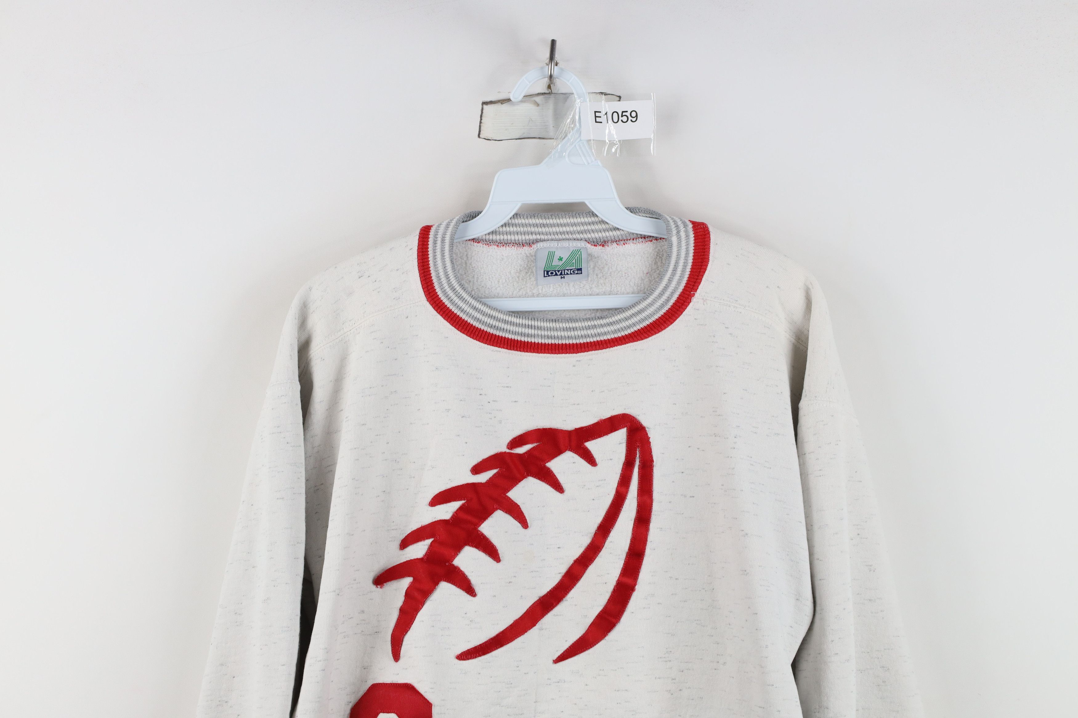 Vintage Vintage 90s Ohio State University Football Sweatshirt USA Size M / US 6-8 / IT 42-44 - 2 Thumbnail