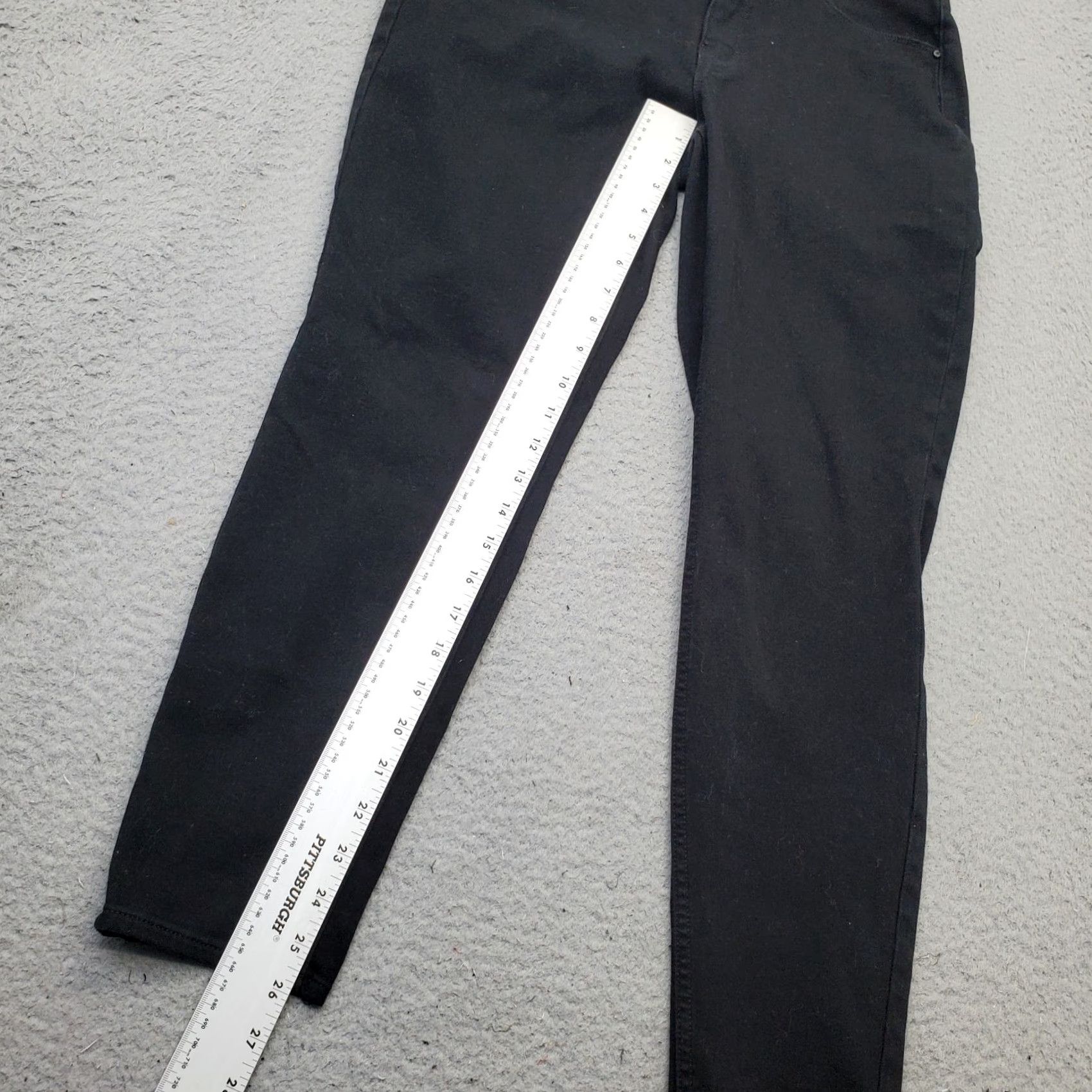 White House Black Market White House Black Market Jeans Womens Size 10 Ankle Skinny Dark Wash Black Flat Front Denim 5-Pocket Stretch Slim Fit Size 32" / US 10 / IT 46 - 5 Thumbnail