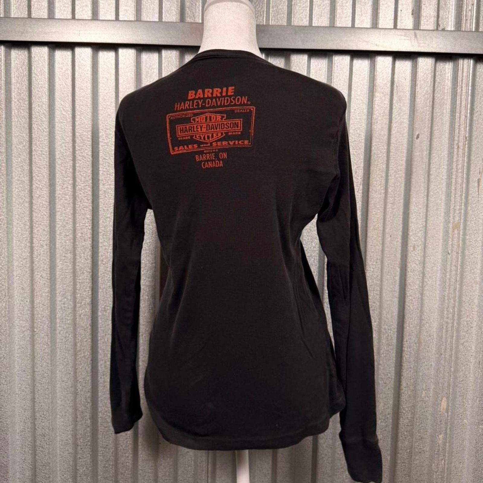 Harley Davidson Harley davidson black long sleeve Size US L / EU 52-54 / 3 - 6 Thumbnail