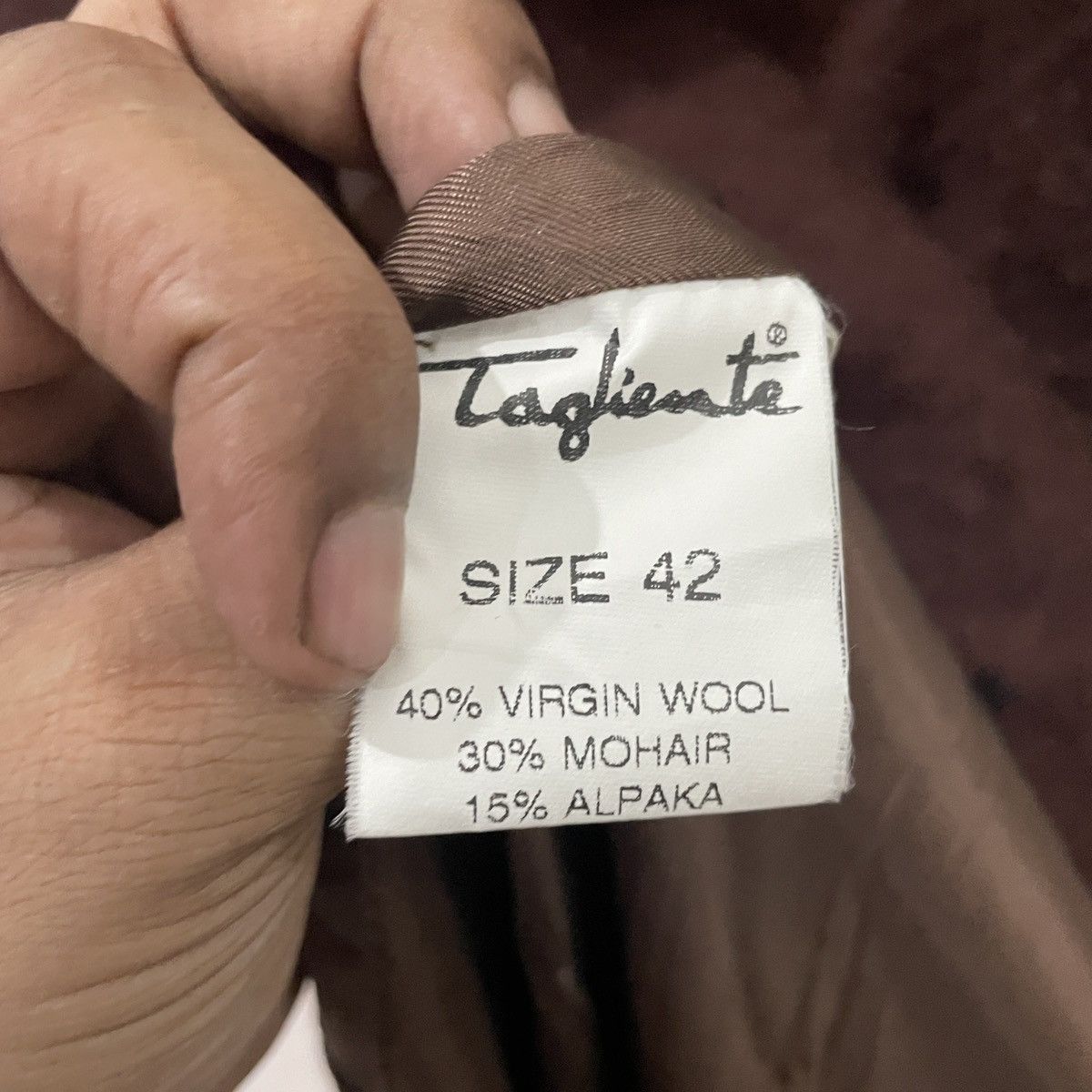 Other Vintage Tagliente Italian Designer Trench Coat Size US L / EU 52-54 / 3 - 9 Thumbnail