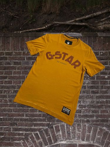G-Star G Star Raw Vintage Mens Big logo Crew Neck T-Shirt Tee Size US S / EU 44-46 / 1 - 1 Thumbnail