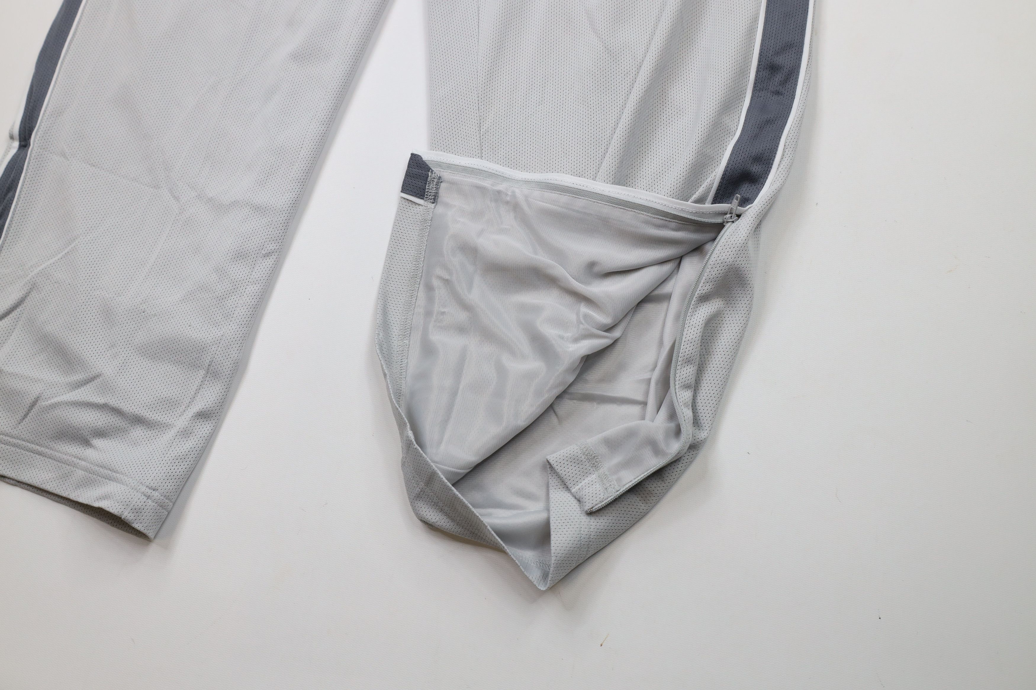 Vintage Vintage 90s Streetwear Lined Wide Leg Mesh Sweatpants Gray Size US 38 / EU 54 - 5 Thumbnail