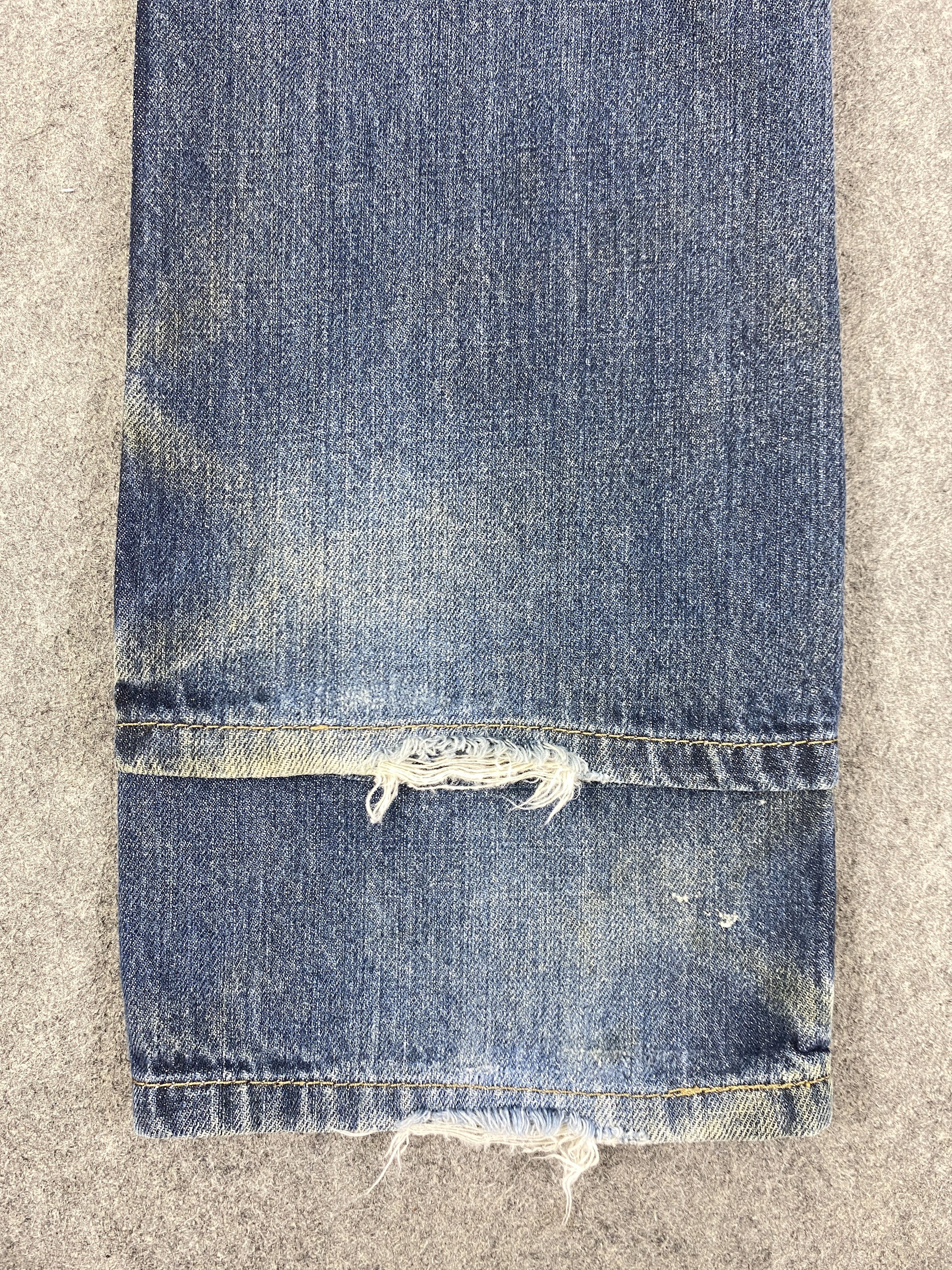 Levi's Dirty Blue Vintage Levis 527 Flare Jeans 33x29.5 - JN3201 Size US 33 - 14 Thumbnail