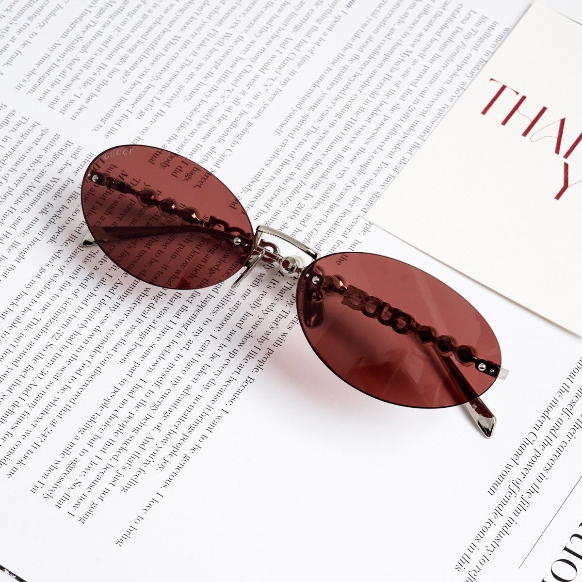Gucci GUCCI GG1922S 002 SUNGLASSES Size ONE SIZE - 6 Thumbnail