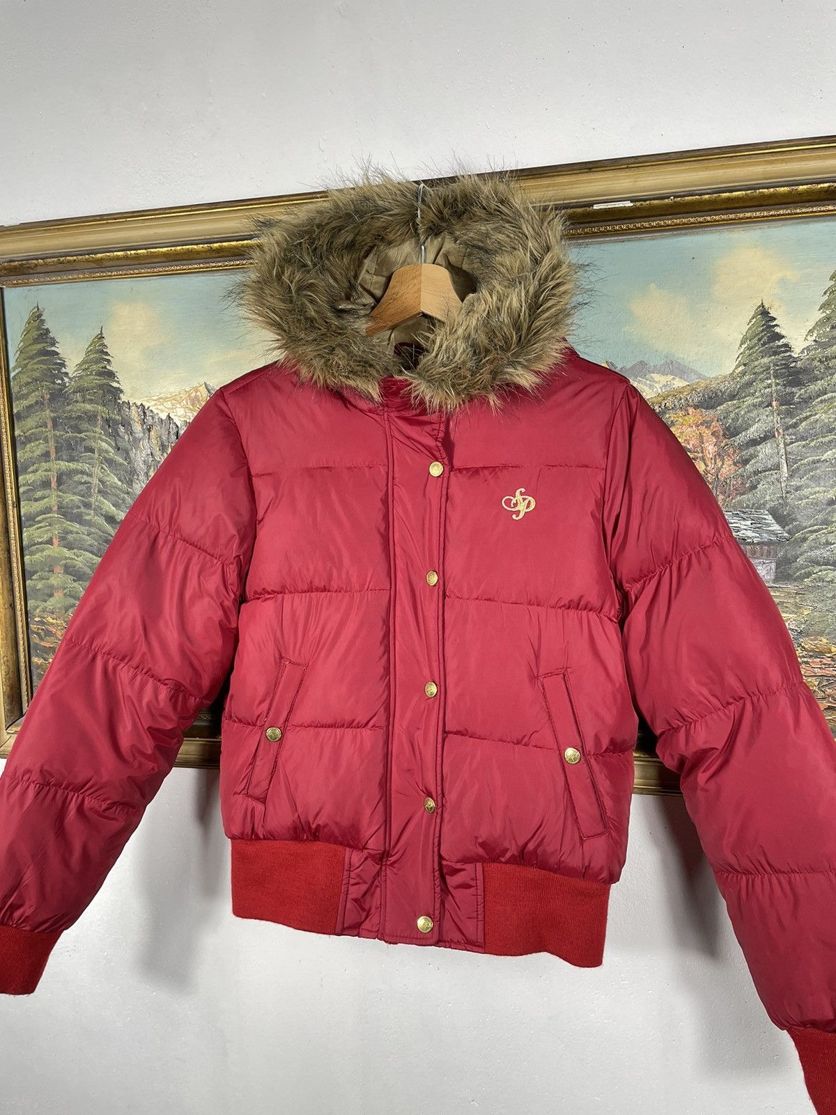 Southpole × Vintage South Pole Retro 00s Puffer Down Hoodie Bomber Winter Warm Size L / US 10 / IT 46 - 2 Thumbnail