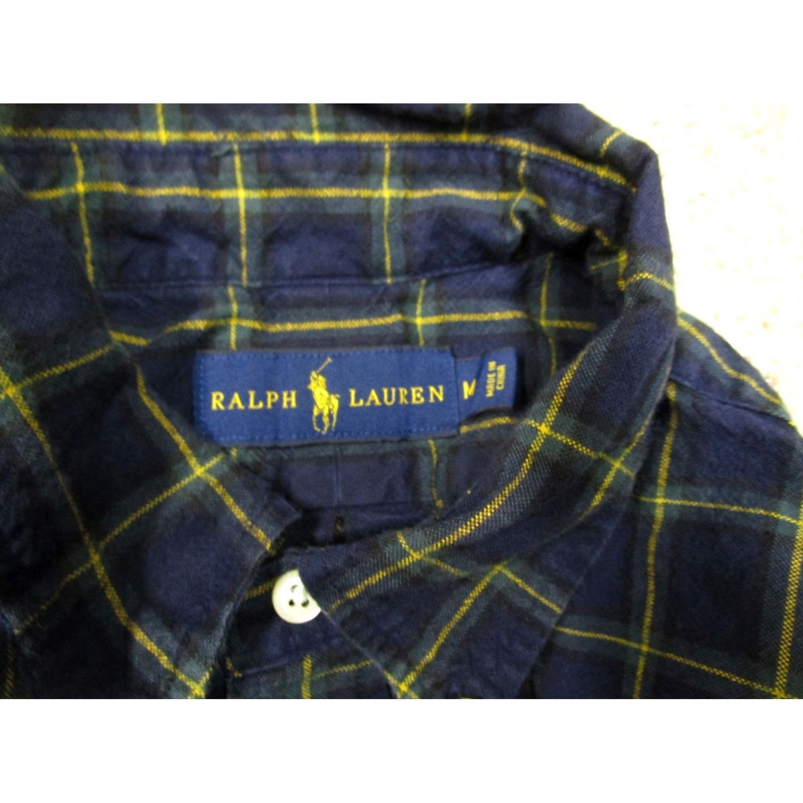 Ralph Lauren Ralph Lauren Shirt Men Medium Blue Check Long Sleeve Button Up Casual Preppy Size US M / EU 48-50 / 2 - 7 Thumbnail