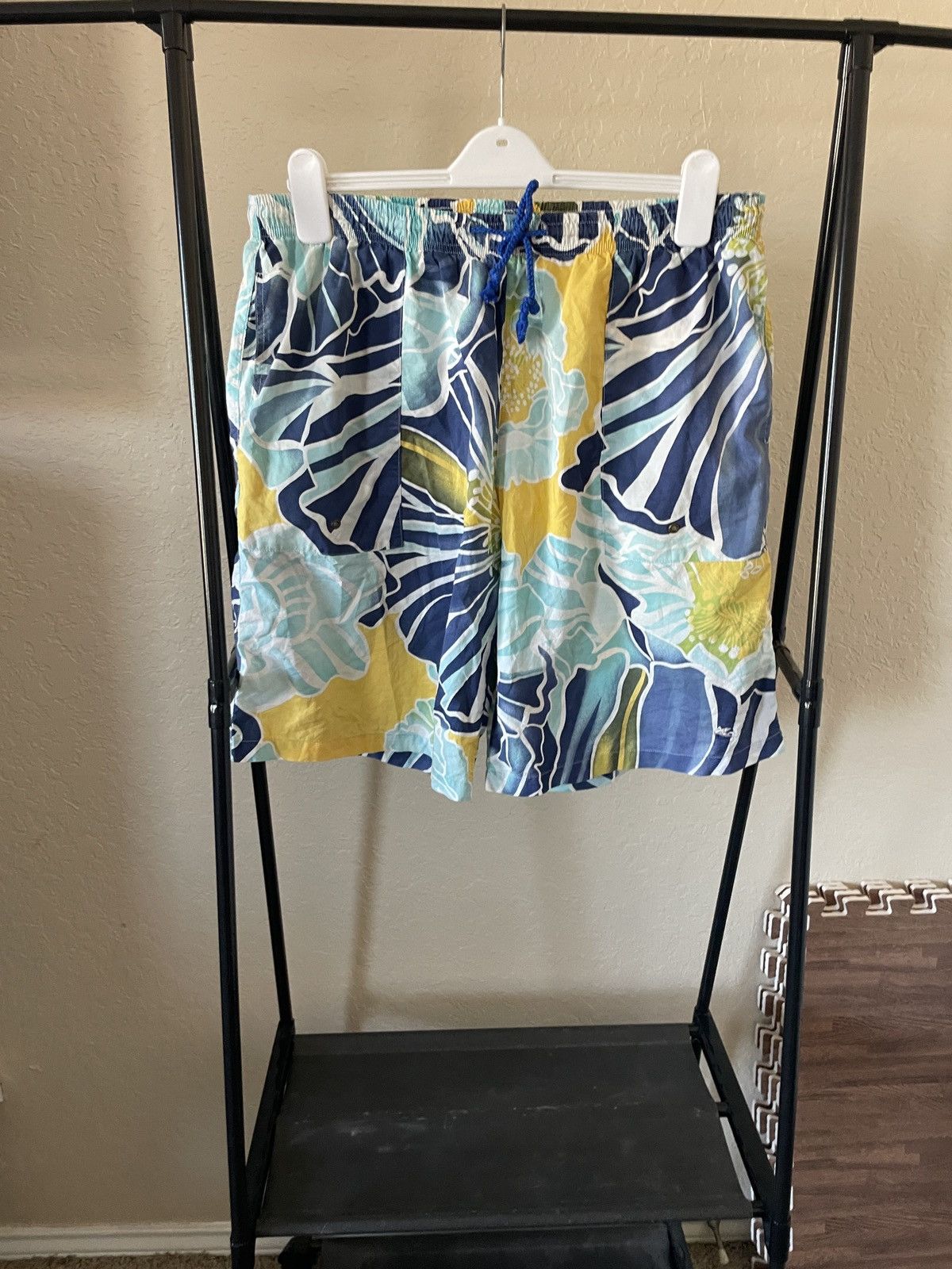 Etro Floral Drawstring Swim trunks Size US 34 / EU 50 - 1 Thumbnail