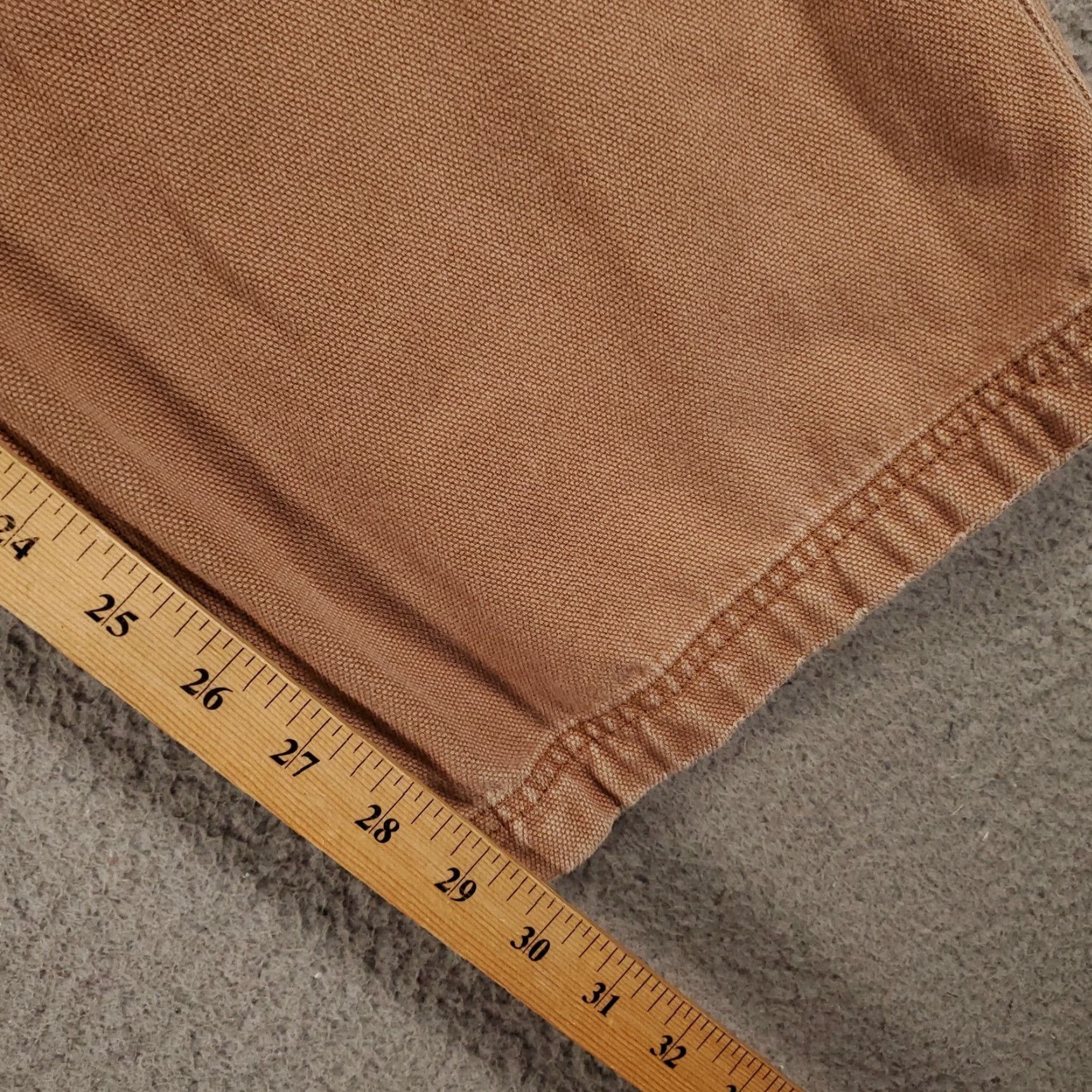Vintage Duluth Jeans Mens 46x32 Canvas Brown Tan 100% Cotton Workwear 5-Pocket Embroidered Logo Button Zip Vintage No Size US 30 / EU 46 - 6 Thumbnail