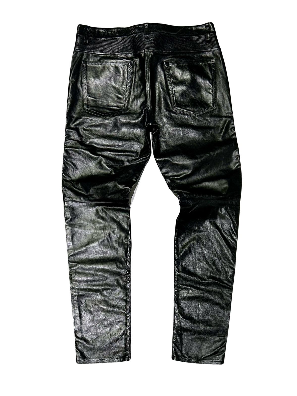 Marcelo Burlon Marcelo Burlon Leather Biker Jeans Size US 32 / EU 48 - 2 Thumbnail