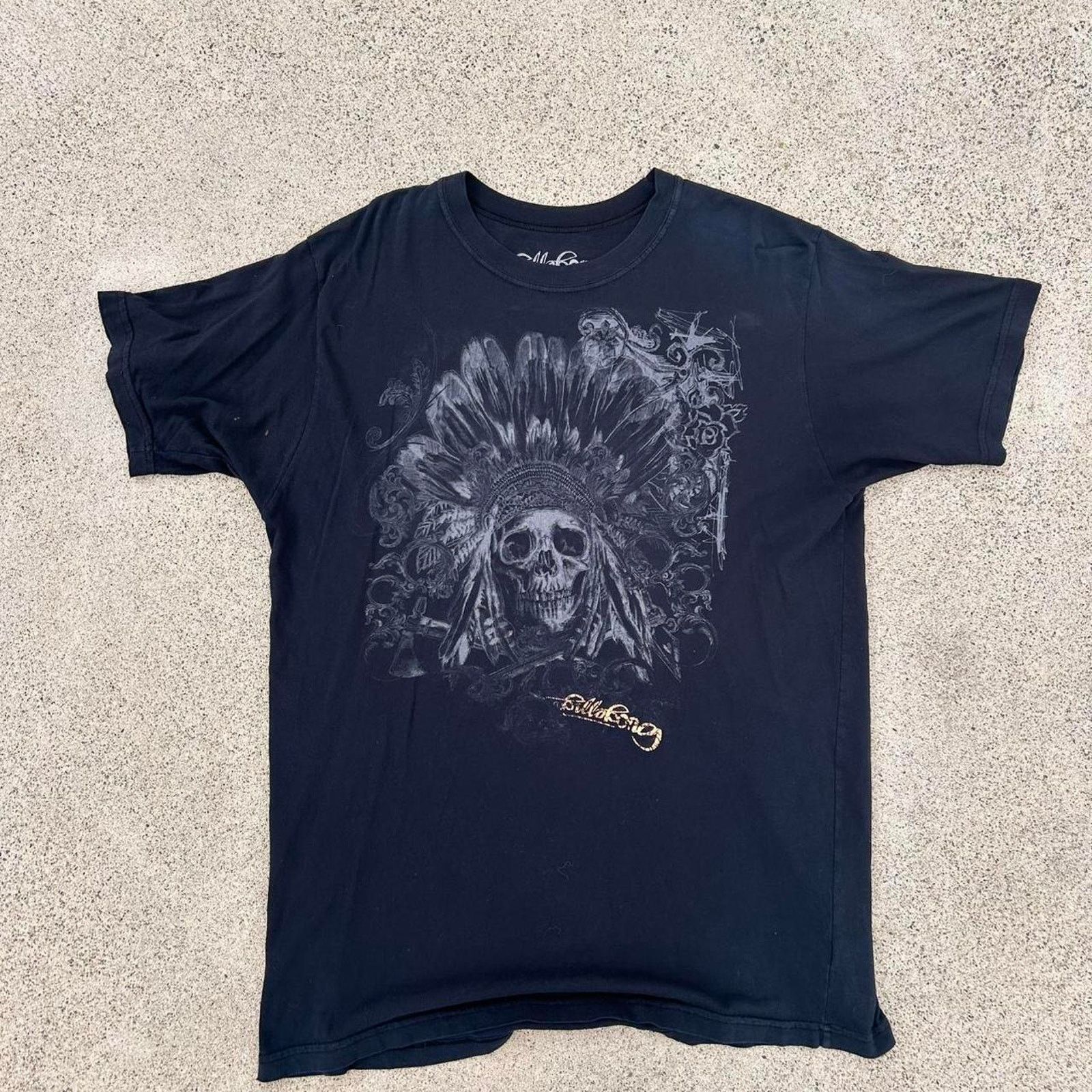 Billabong Vintage y2k billabong skull graphic tee Size US L / EU 52-54 / 3 - 2 Thumbnail