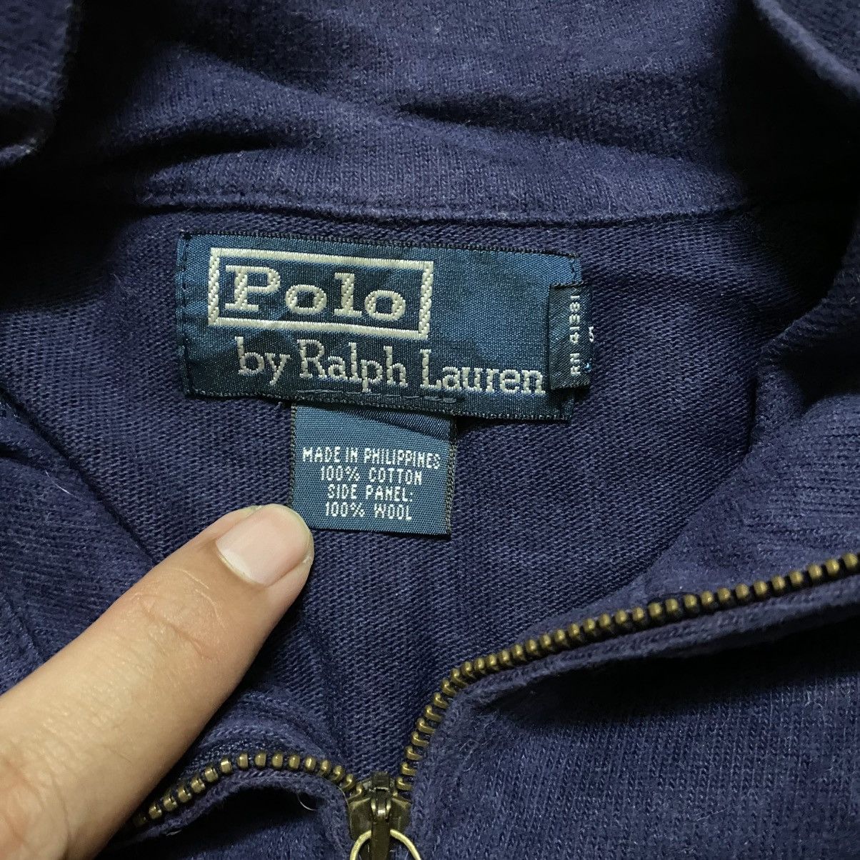 Polo Ralph Lauren × Vintage Vintage Polo by Ralph Lauren Half Zipped Sweatshirts Size US L / EU 52-54 / 3 - 8 Thumbnail